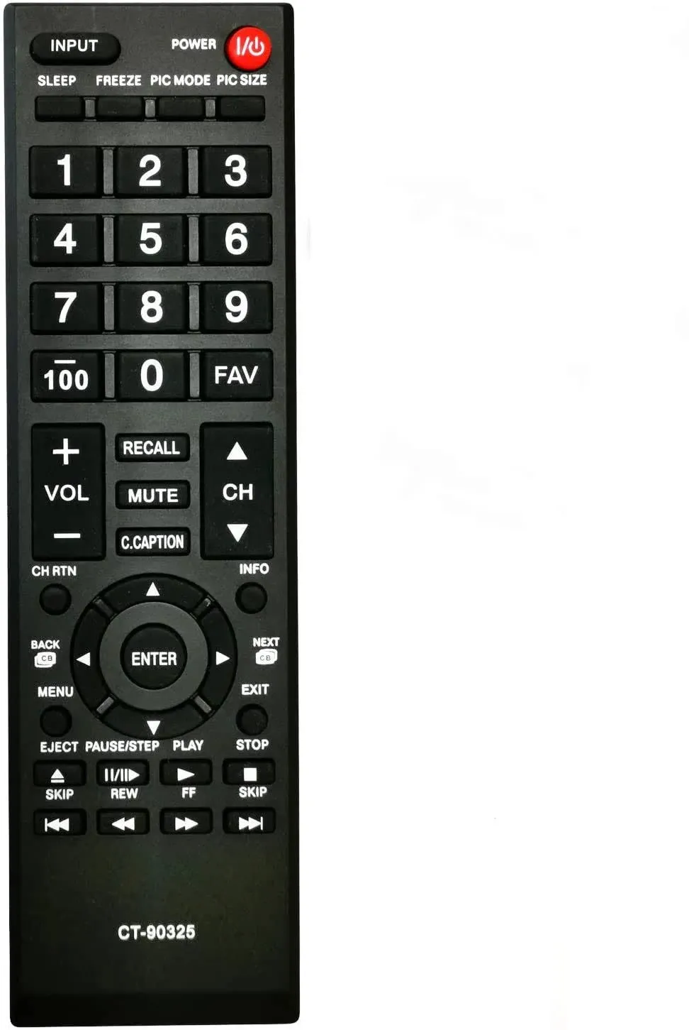 Universal Remote Control for Toshiba TVs Replacement Remote for All Toshiba L...