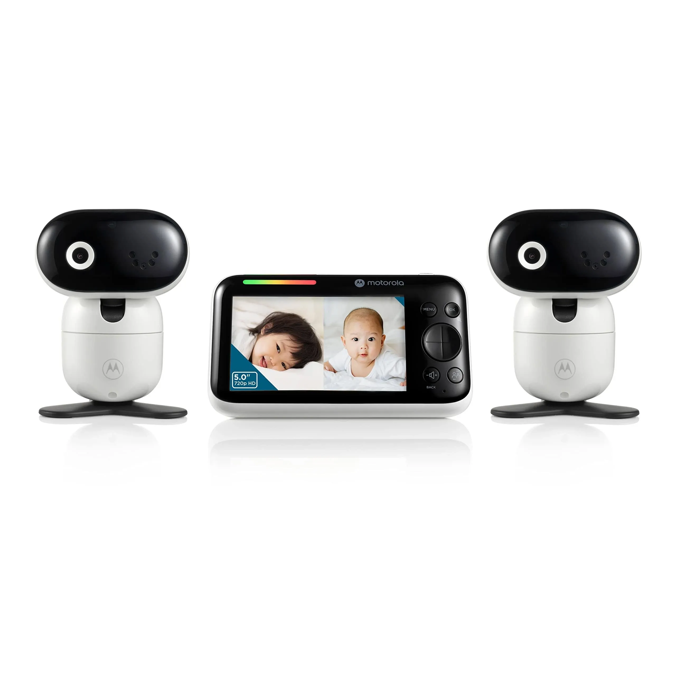 Motorola PIP1610 HD 5.0" Motorized Video Baby Monitor - Two Camera Set