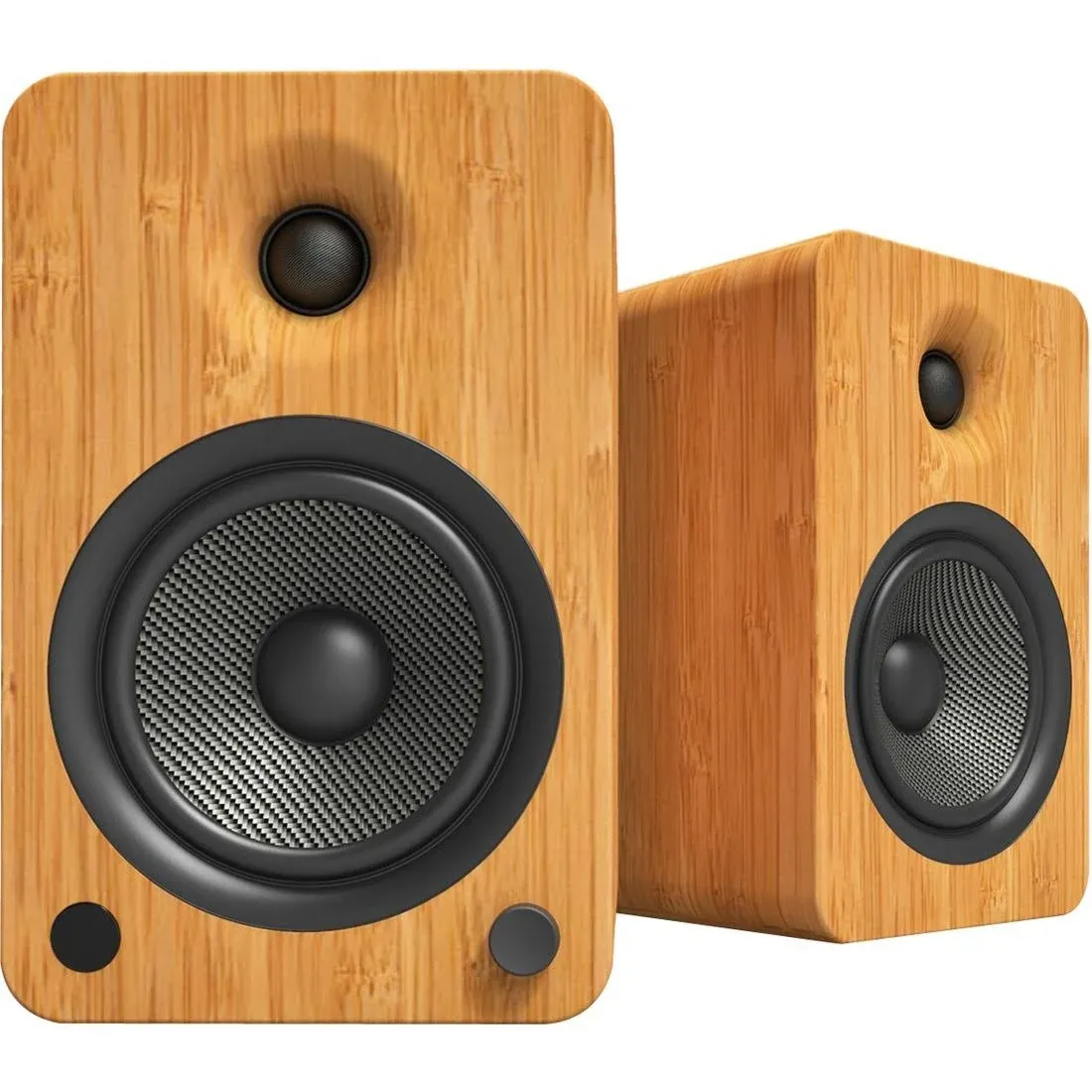 Kanto YU6 Powered Speakers with Bluetooth and Phono Preamp (Bamboo)