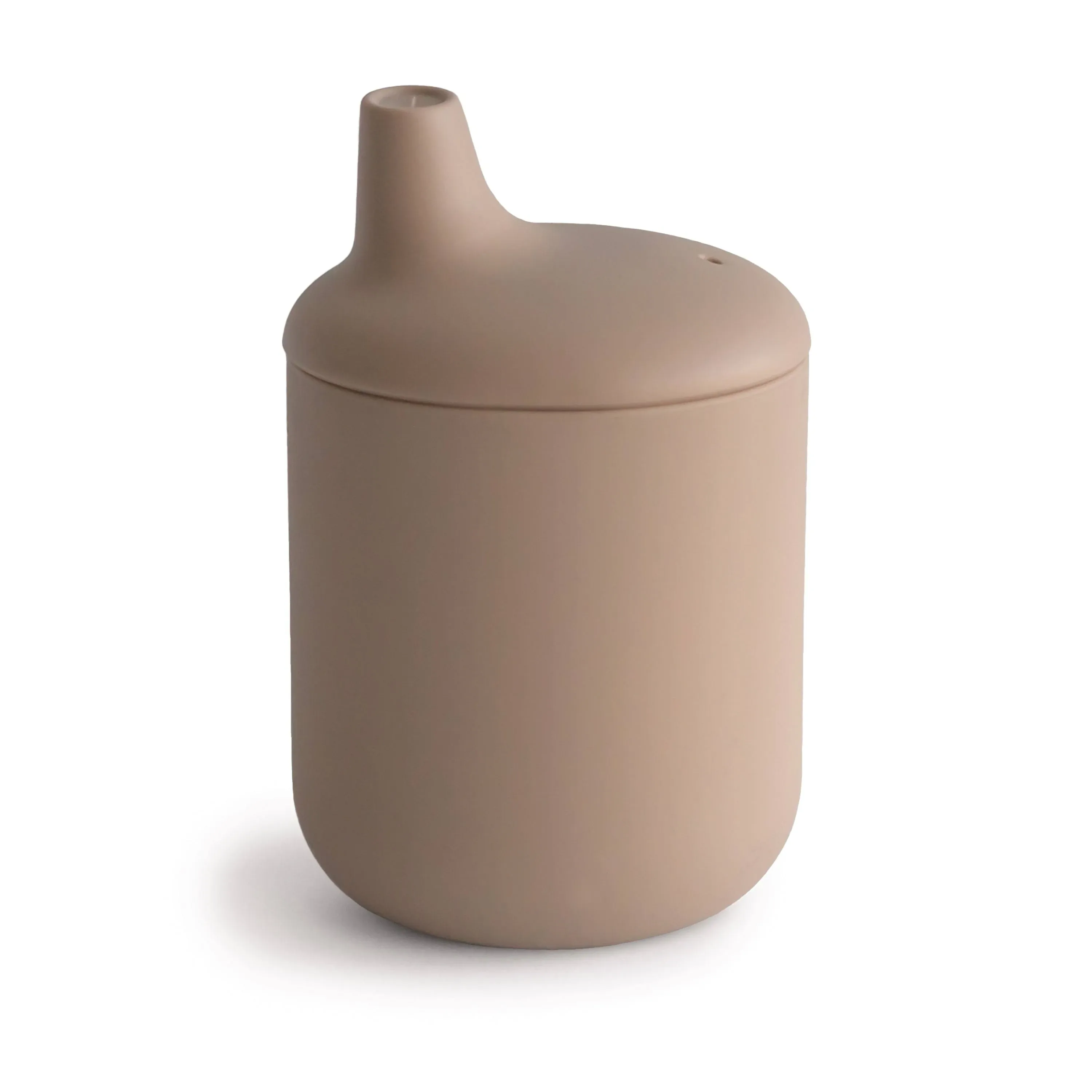 Mushie - Silicone Sippy Cup, Natural