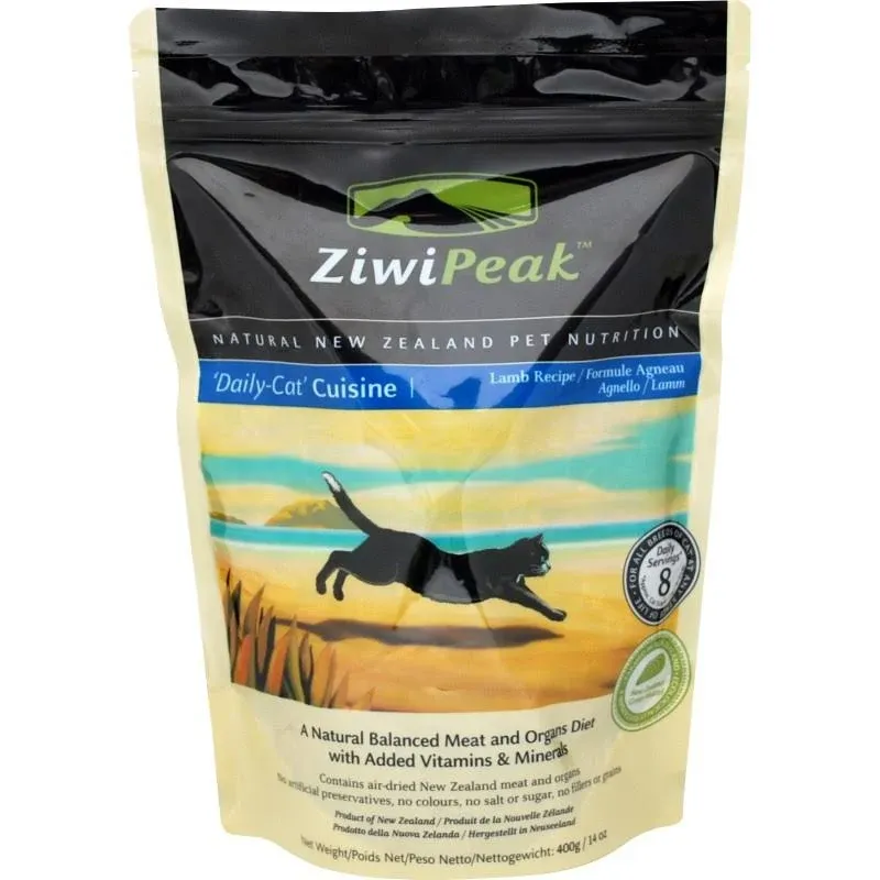 ZiwiPeak Daily-Cat Cuisine Dry Cat Food, Lamb - 14 oz bag