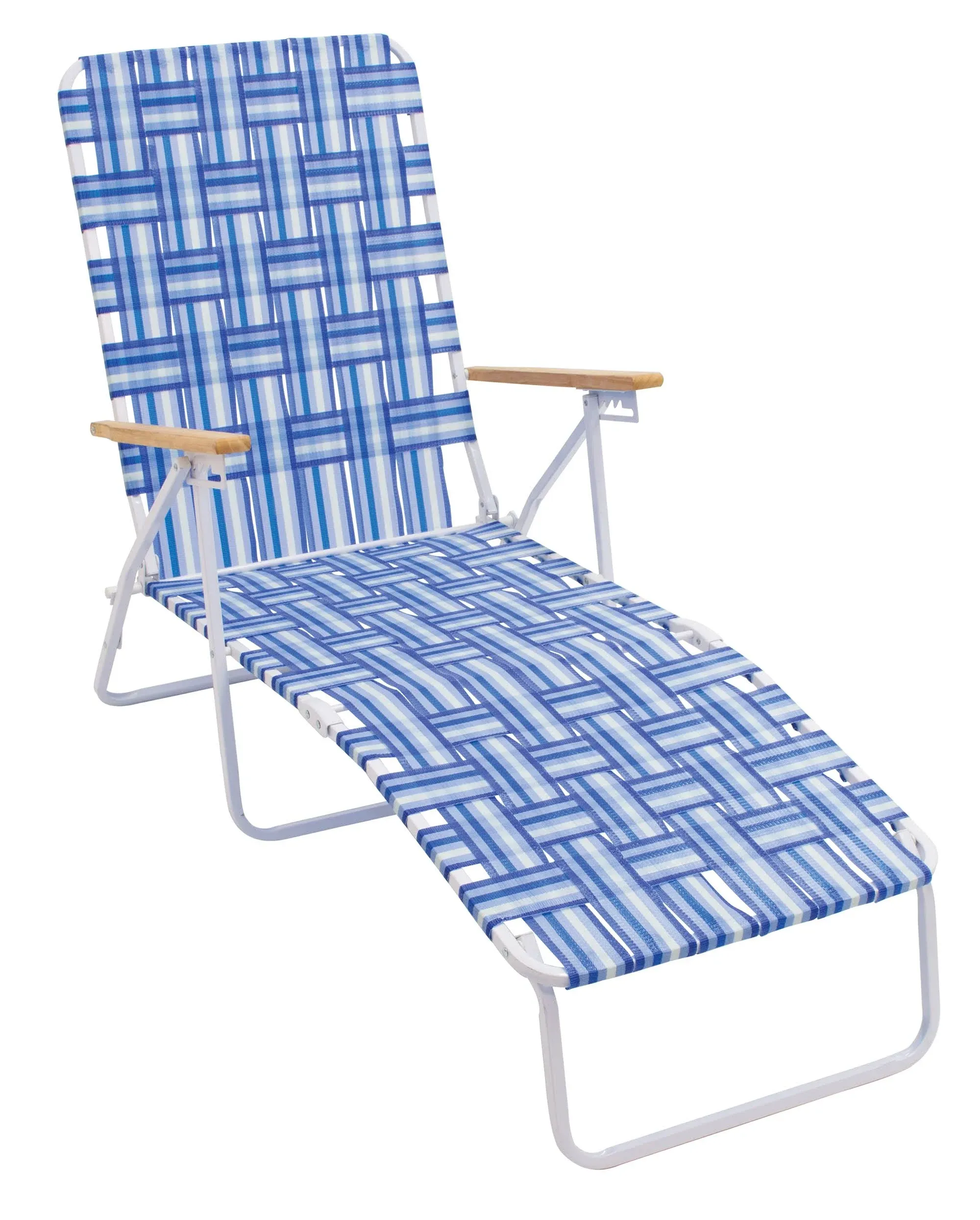 Blue White Web Lounger