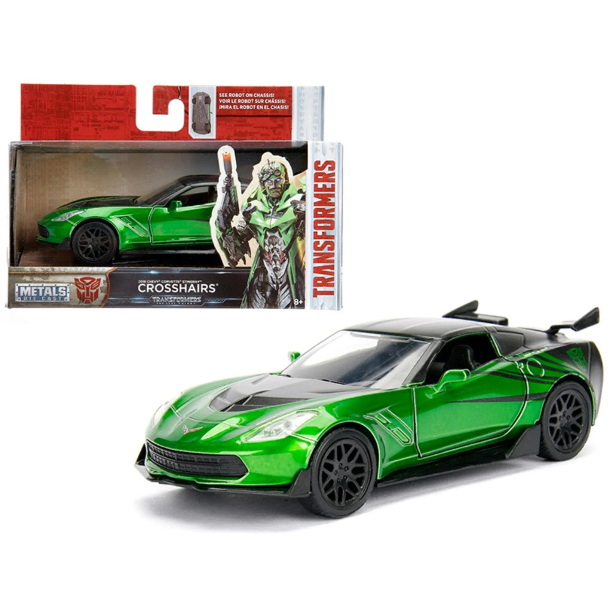 2016 Chevrolet Corvette Crosshairs Green from Transformers Movie 1/24