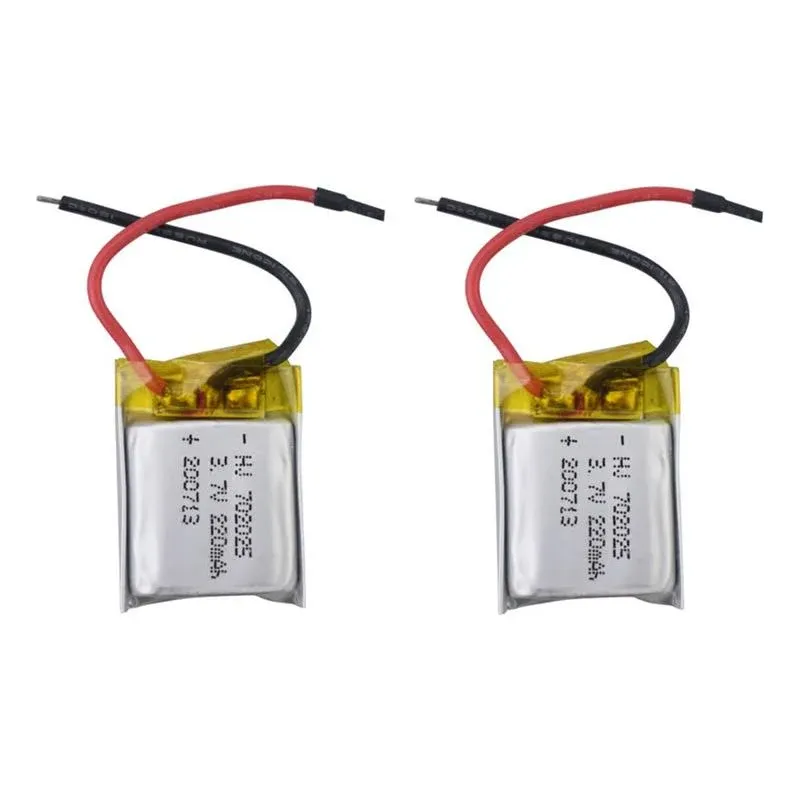 2PCS 3.7V 220mah Lithium Battery for HS190 901HS 901S 901H X300C LF606 SG800 S9