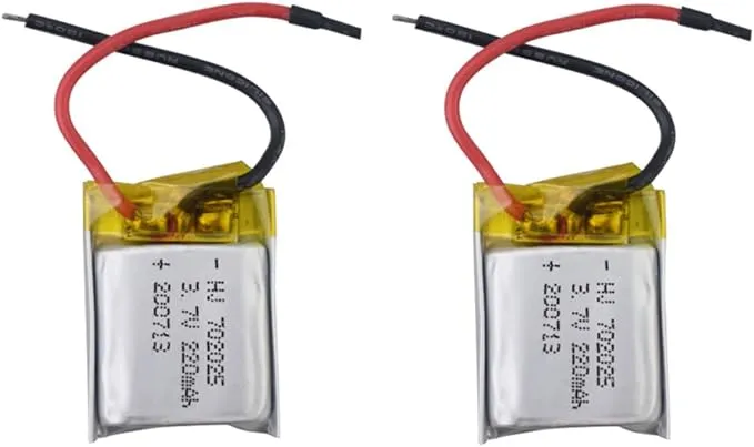 2PCS 3.7V 220mah Lithium Battery for HS190 901HS 901S 901H X300C LF606 SG800 S9