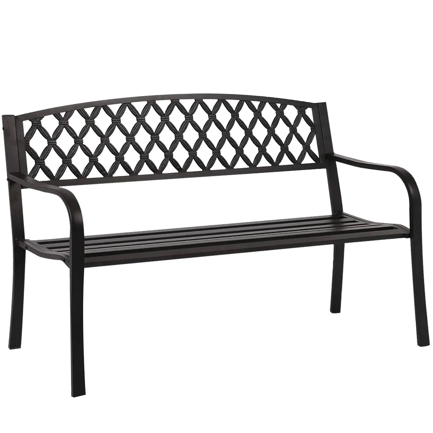 FDW Patio Metal Park Bench