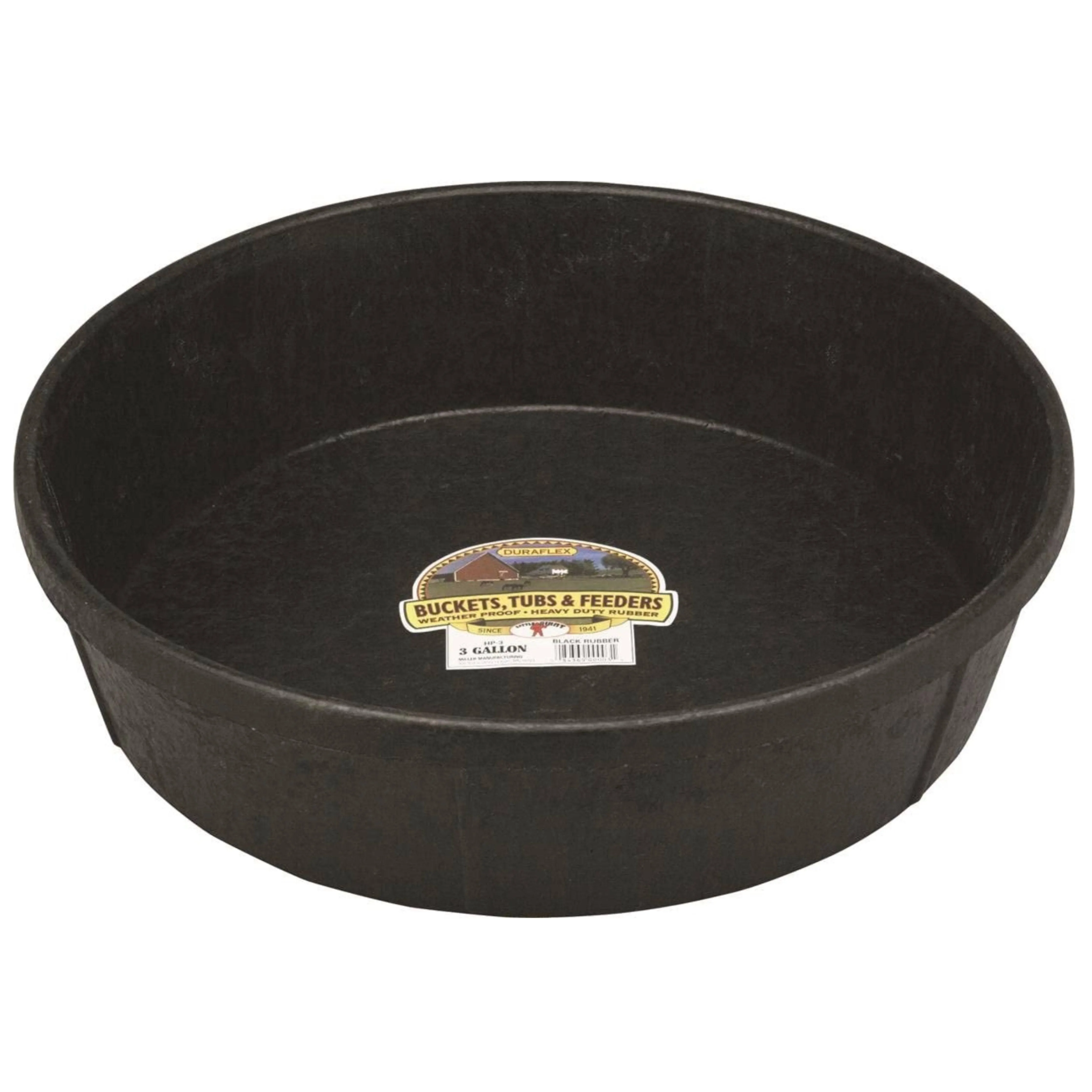 Little Giant 3 Gallon Rubber Feed Pan