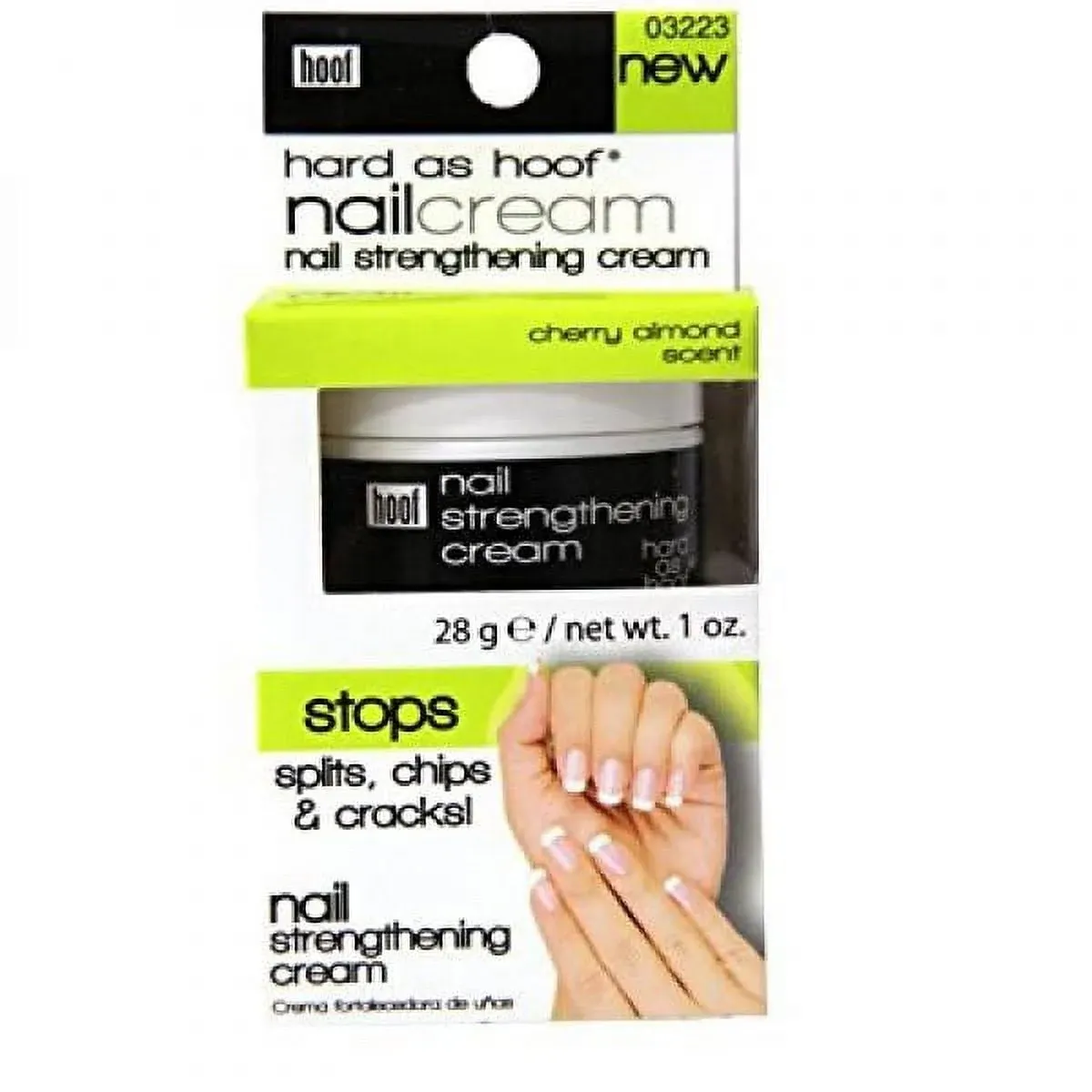 Hard As Hoof Nail Strengthening Cream with Coconut Scent Nail Strengthener, Nail ...