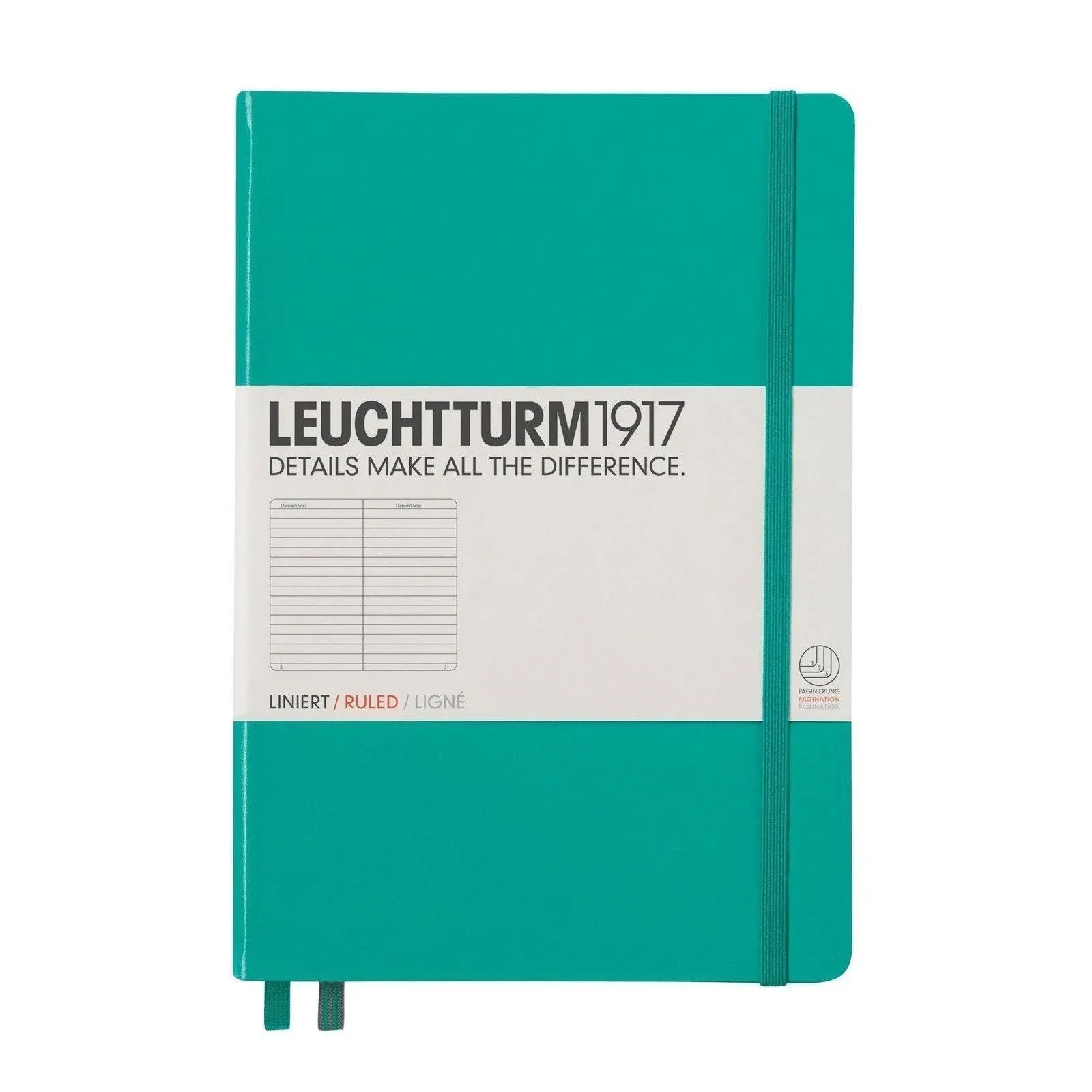 LEUCHTTURM1917 - Notebook Hardcover Medium A5-251 Numbered Pages for Writing and Journaling (Berry, Dotted)