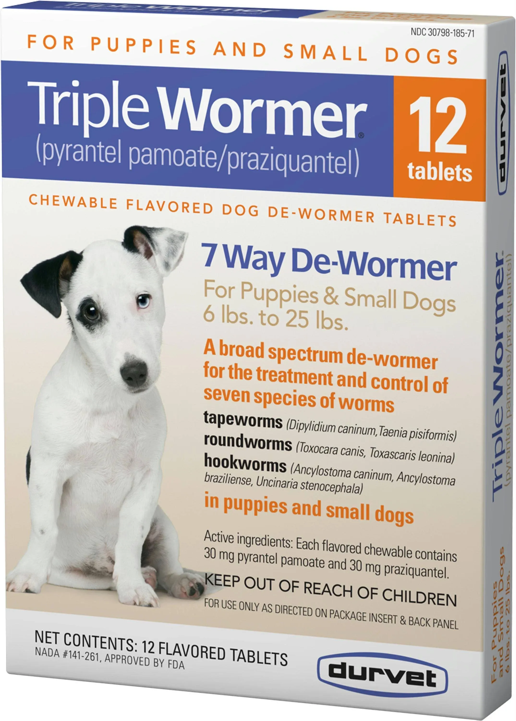 Durvet Triple Wormer for Dogs