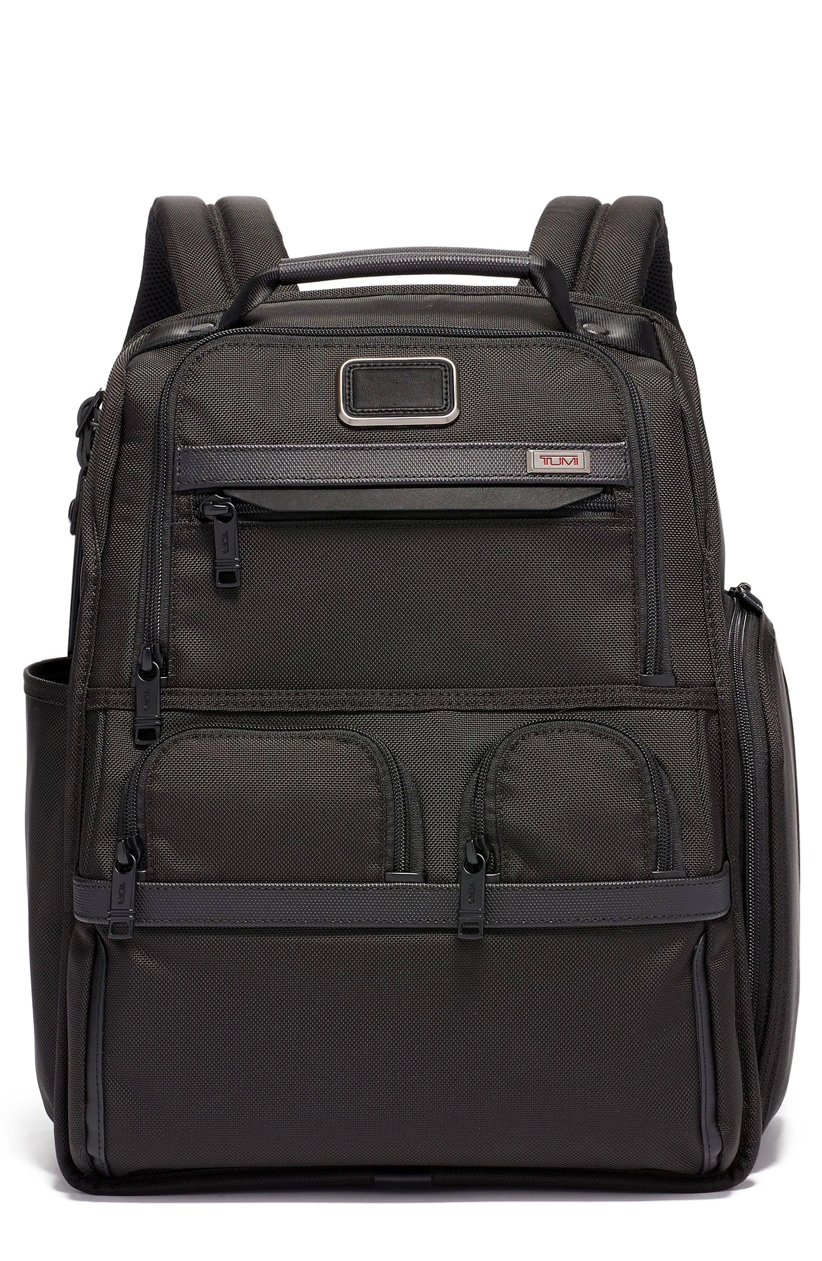 TUMI Alpha 3 Compact Laptop Brief Pack - For Commuters and Business Travelers - 15-Inch Computer Backpack for Men and Women - Black