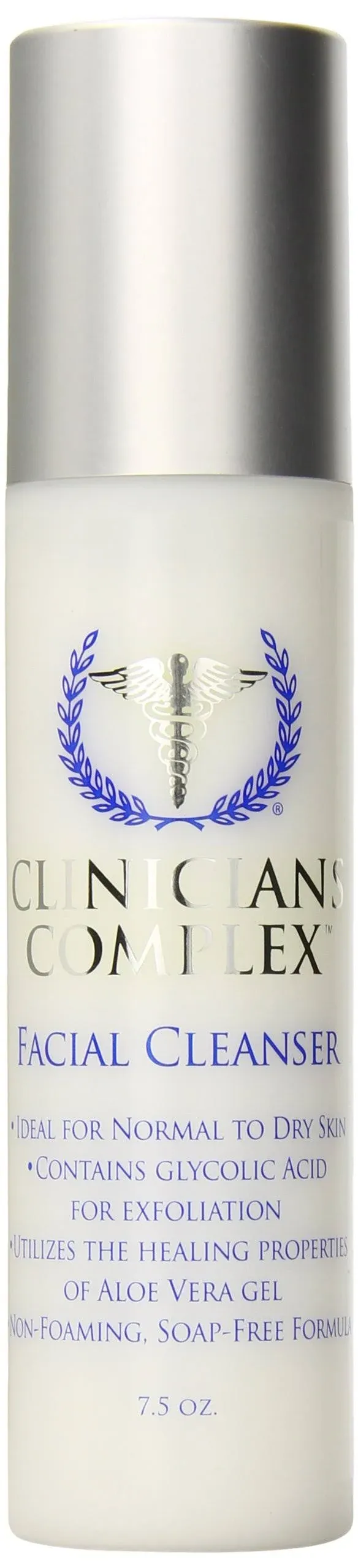 Clinicians Complex Facial Cleanser - Ideal for Normal to Dry Skin 7.5 Oz