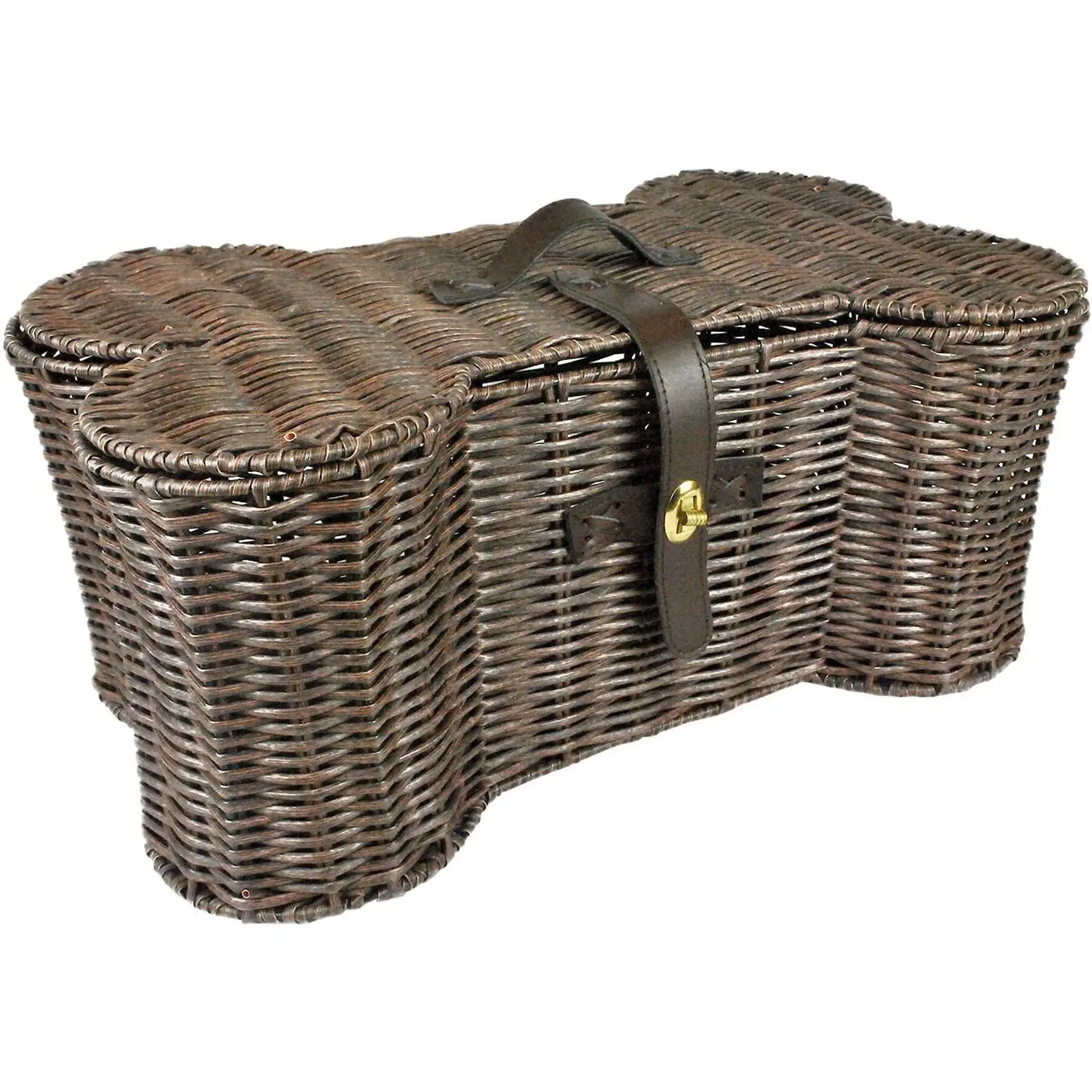 Bone Dry Bone-Shaped Wicker Storage Basket