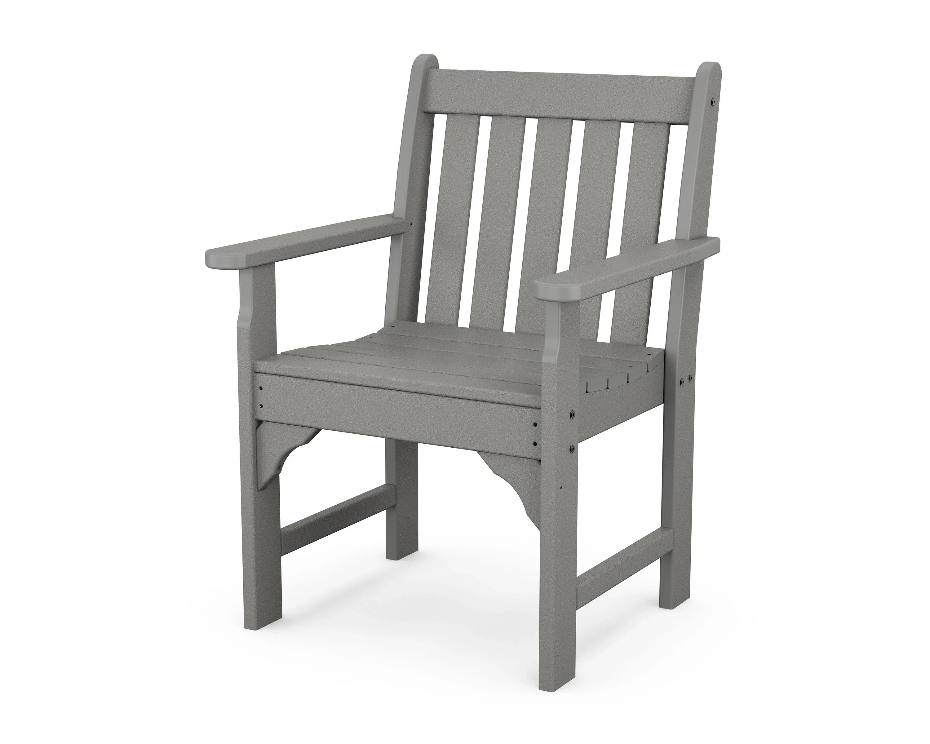 POLYWOOD Vineyard Garden Arm Chair ,Slate Grey