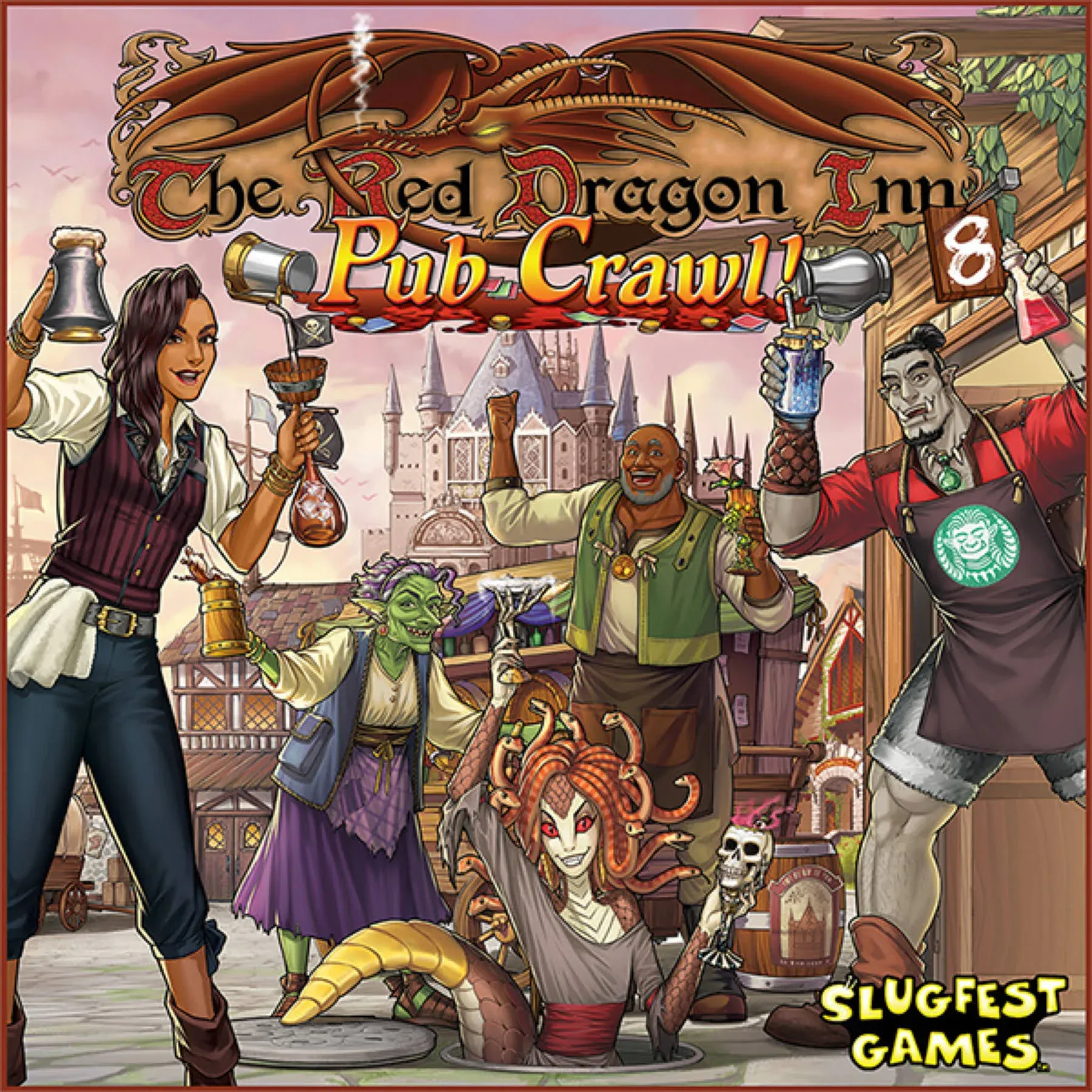 Red Dragon Inn - #8: Pub Crawl (stand alone and expansion)