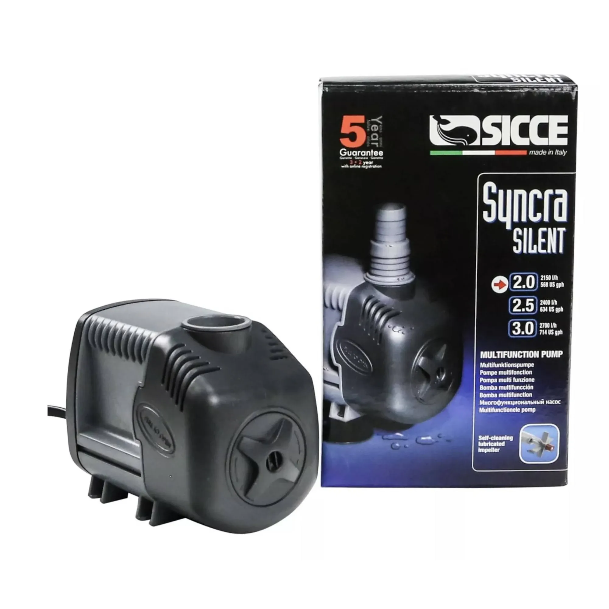 SICCE Syncra Silent 2.0 Freshwater or Saltwater Pump