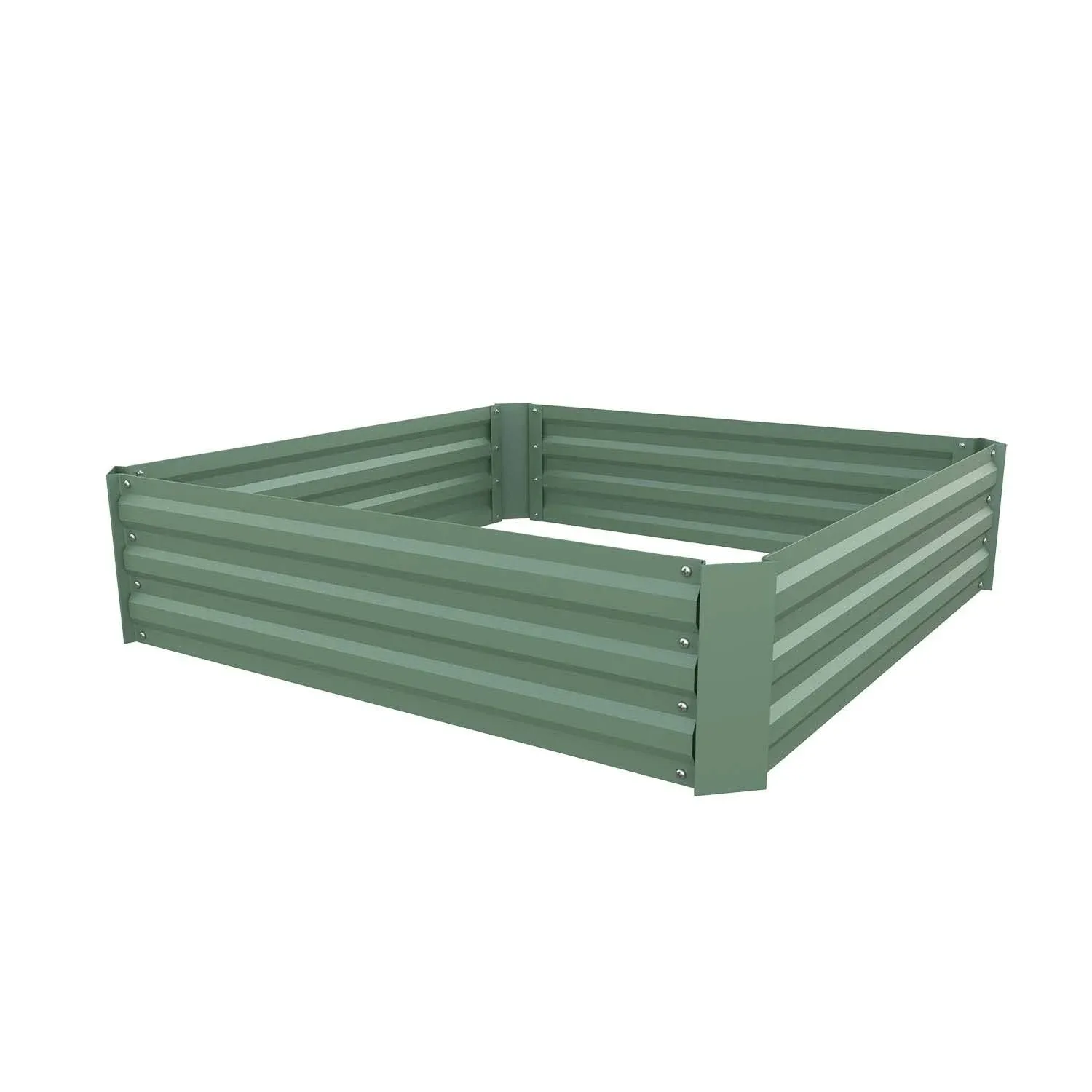 Aoodor Raised Garden Bed 4 x 4 x 1 Patio Ourdoor Yard