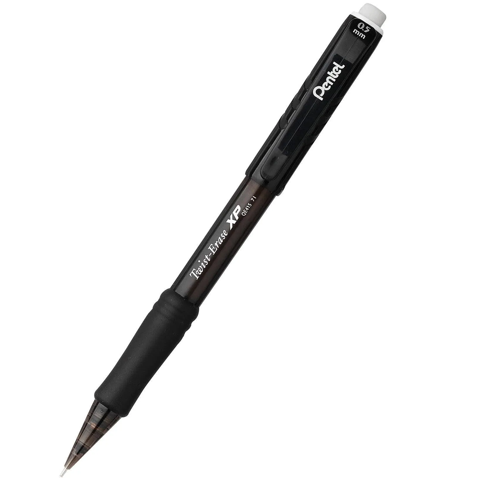 Twist-Erase EXPRESS Mechanical Pencil, 0.7 mm, HB (#2.5), Black Lead, Black Barrel, Dozen