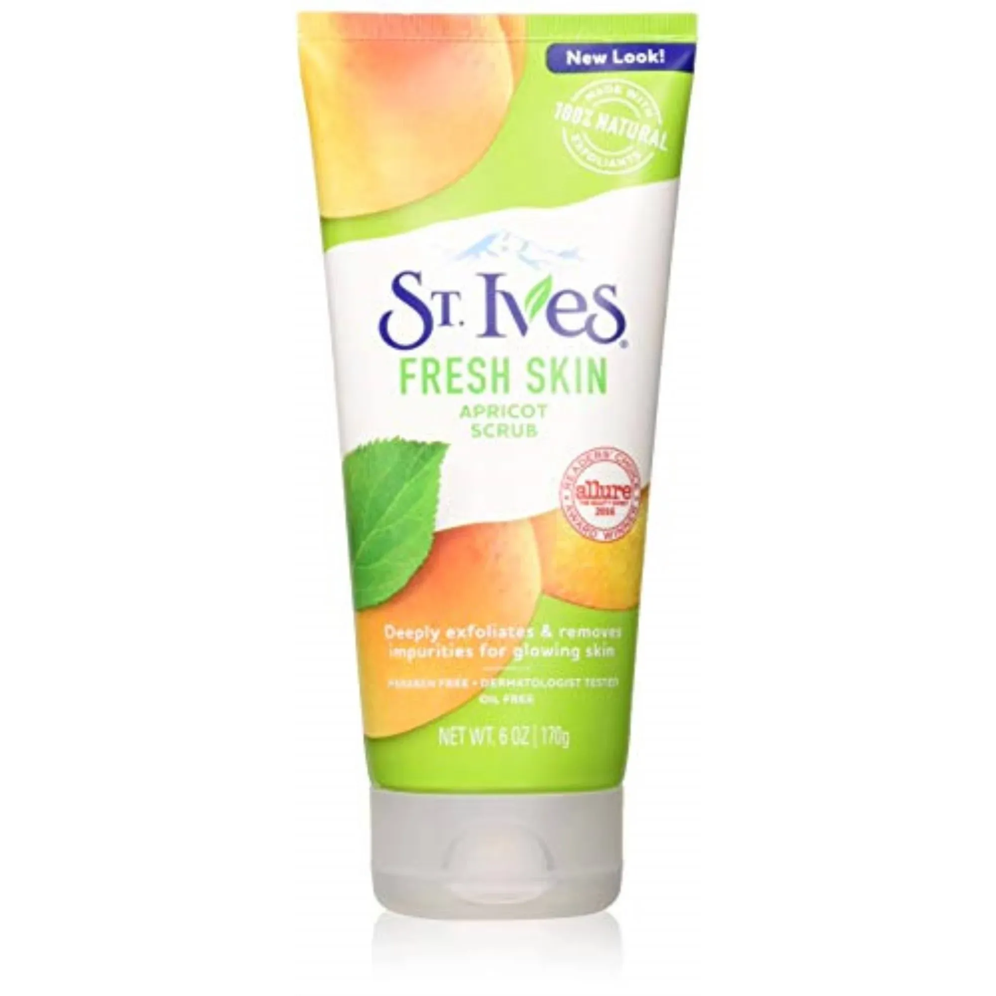 3 Pack St.Ives Naturally Clear Fresh Skin Apricot Scrub 6 Oz Each