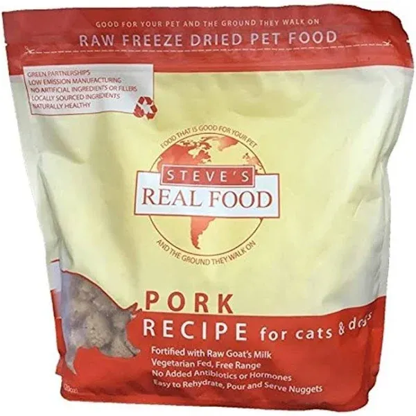 Steve's Real Food Freeze Dried Nuggets - Pork / 1.25lb