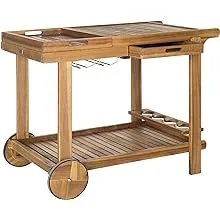 Orlanda Tea Trolley Teak Look