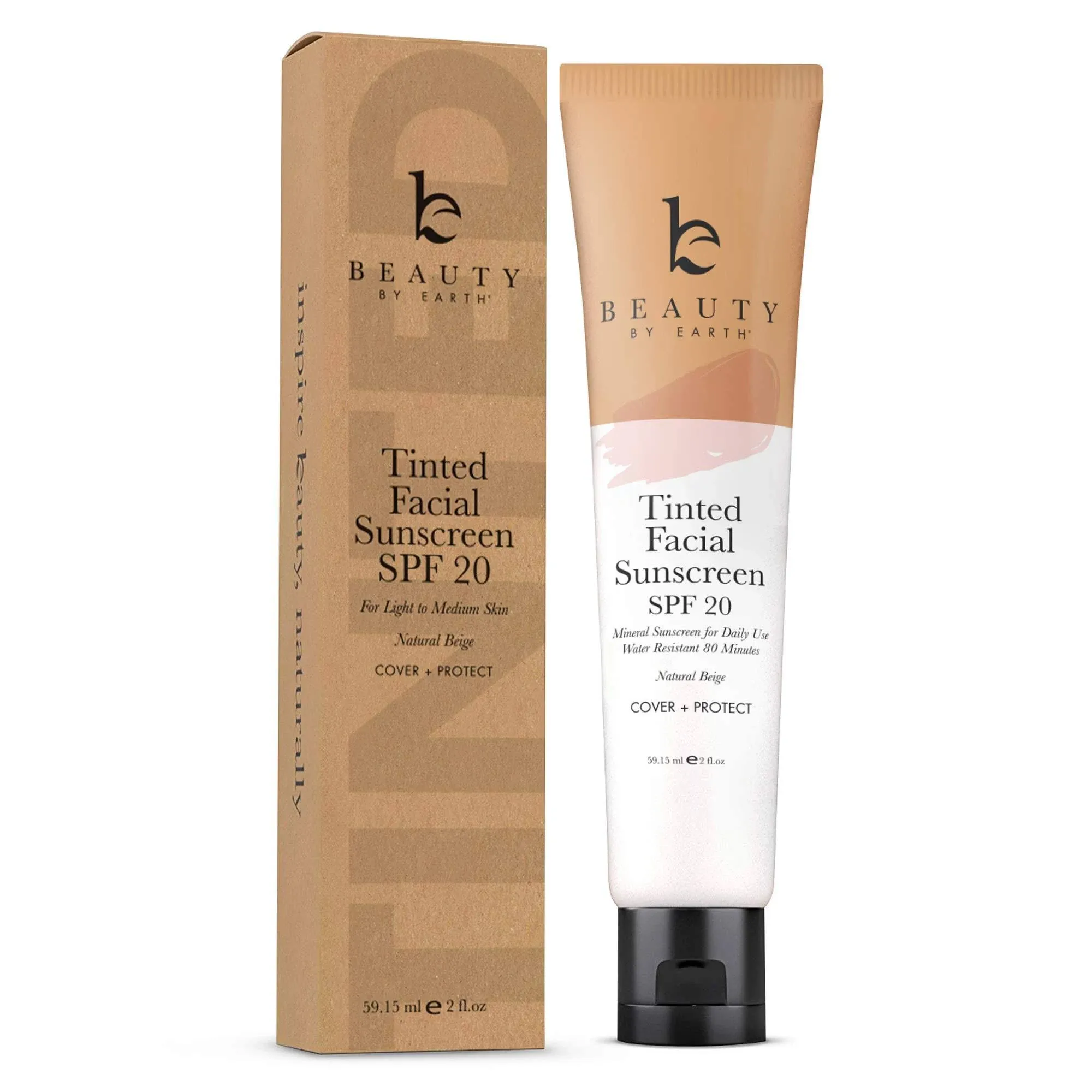 Beauty by Earth Tinted Facial Sunscreen