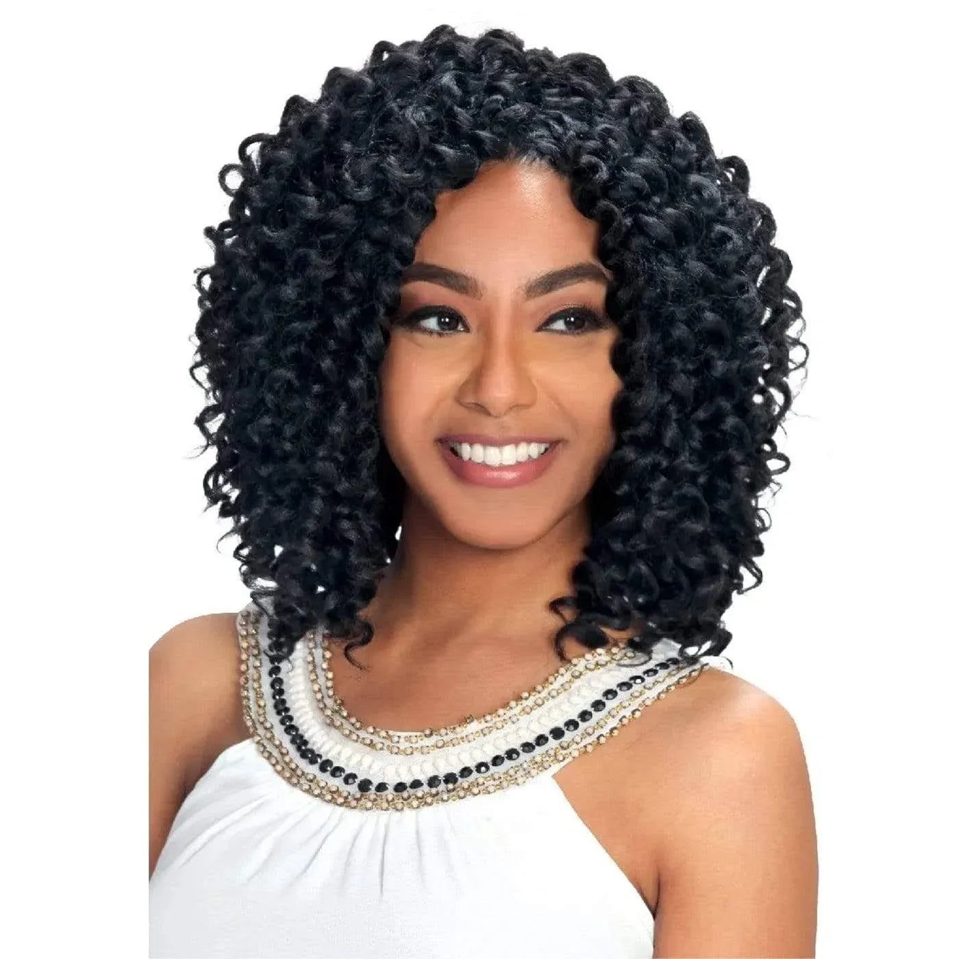 Zury Sis Naturali Star V8910 Crochet Braid Wanda Curl 8-10 inch (1 Pack Enough)