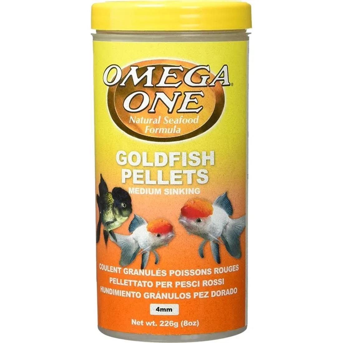 Omega One Goldfish Pellets Sinking Medium (8 oz)