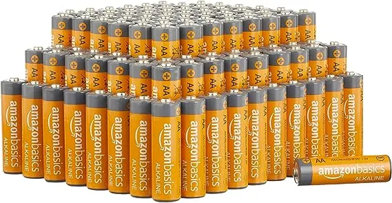 Amazon Basics 48-Pack AA Alkaline High-Performance Batteries, 1.5 Volt, 10-Year Shelf Life