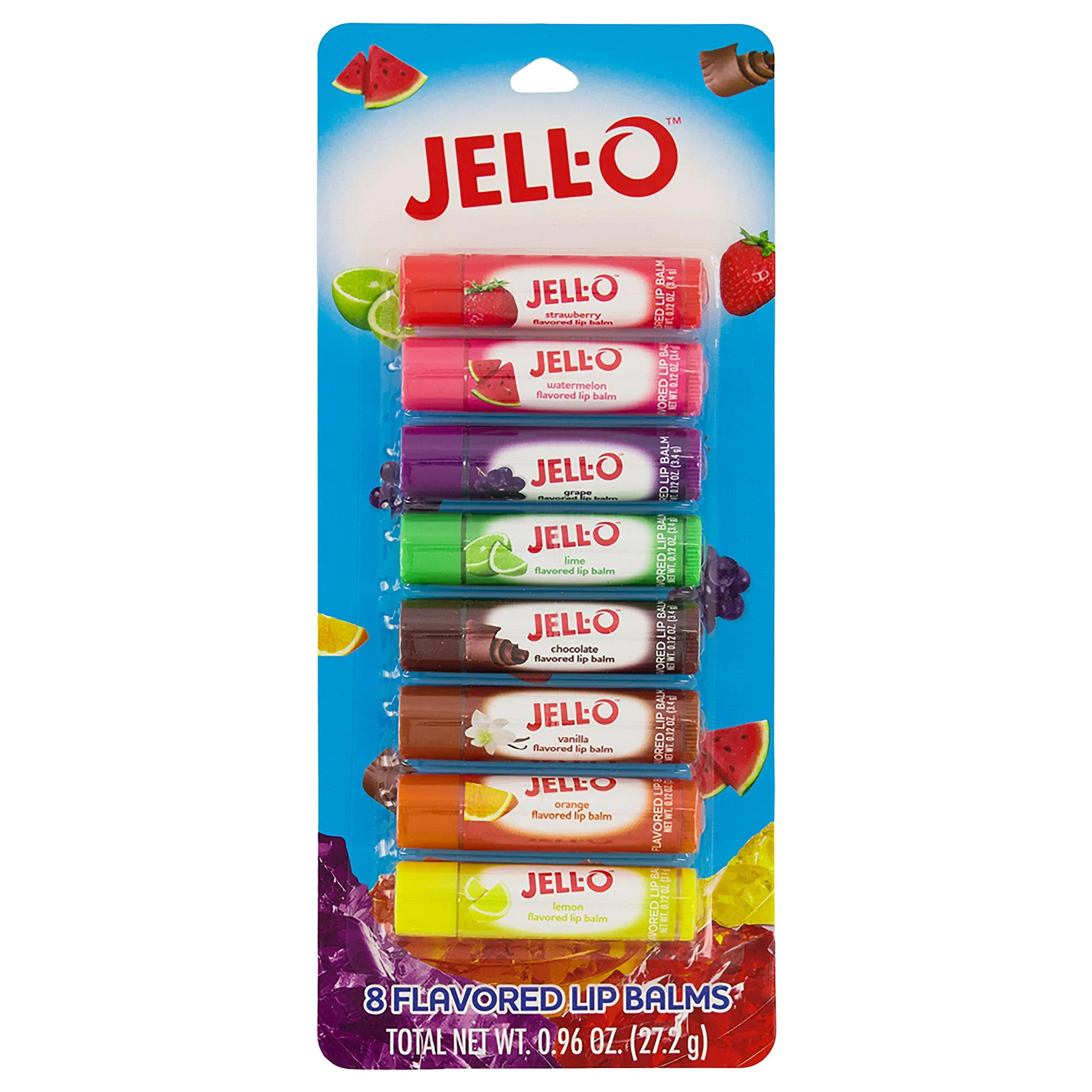 Taste Beauty Jell-O 8 Pack Lip Balm