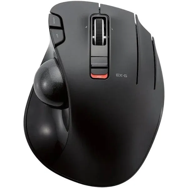 Elecom Wireless Mouse trackball 6 button black M-XT3DRBK