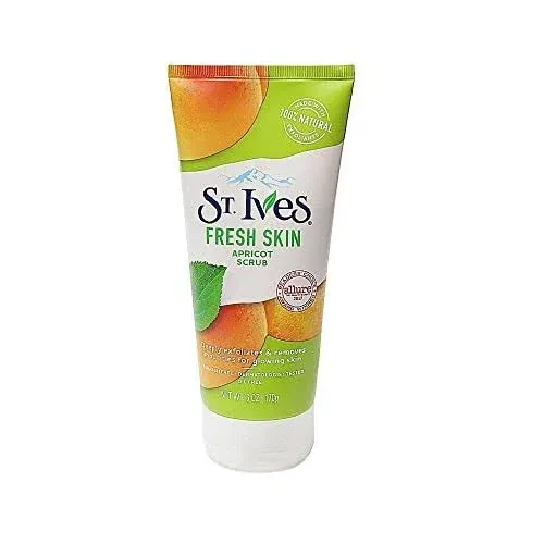 St. Ives Fresh Skin Invigorating Apricot Scrub 6 oz 2 Pack by St. IV