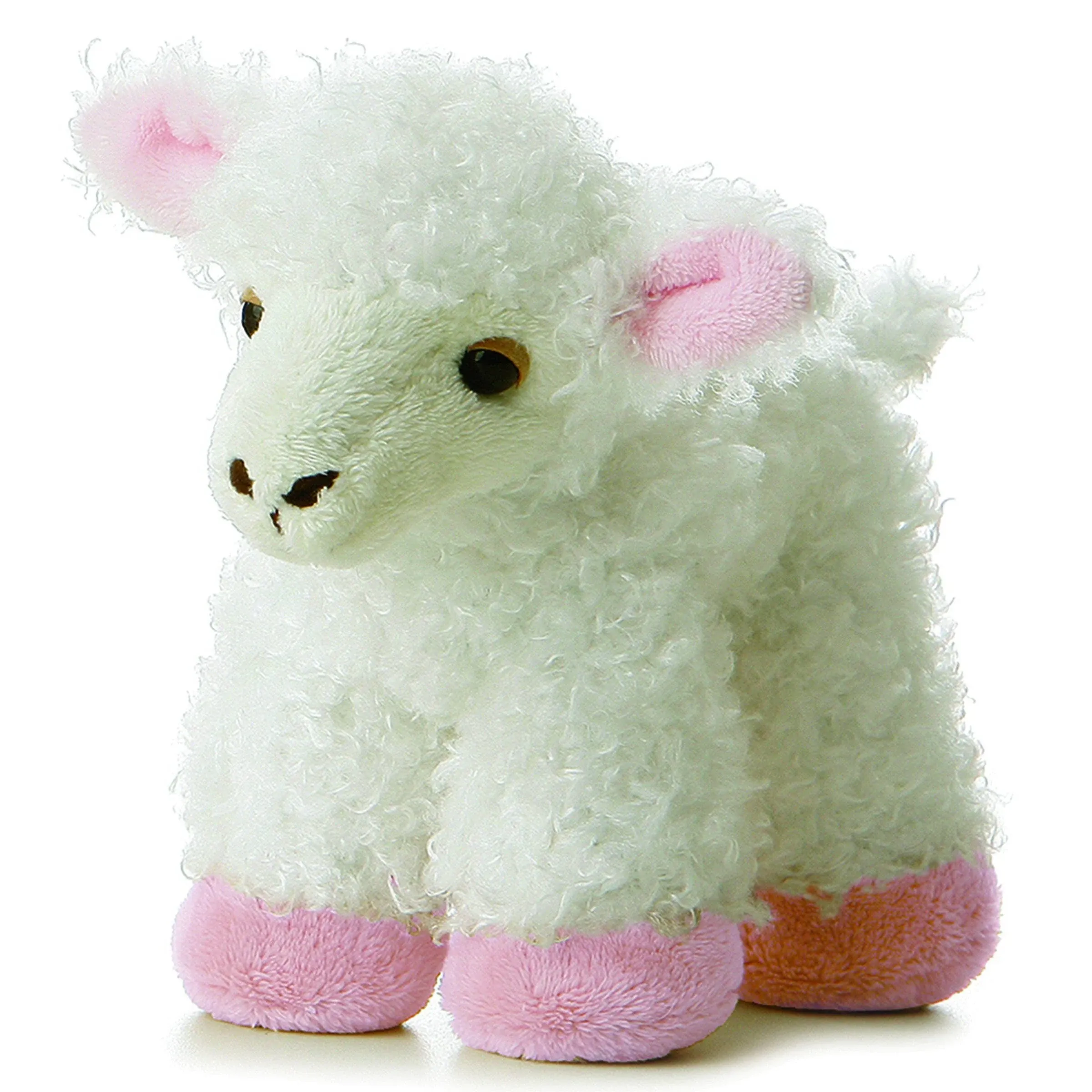 Aurora Lana Lamb Mini Flopsie 8 Inch Plush Stuffed Animal Toy Year 2015 #31181