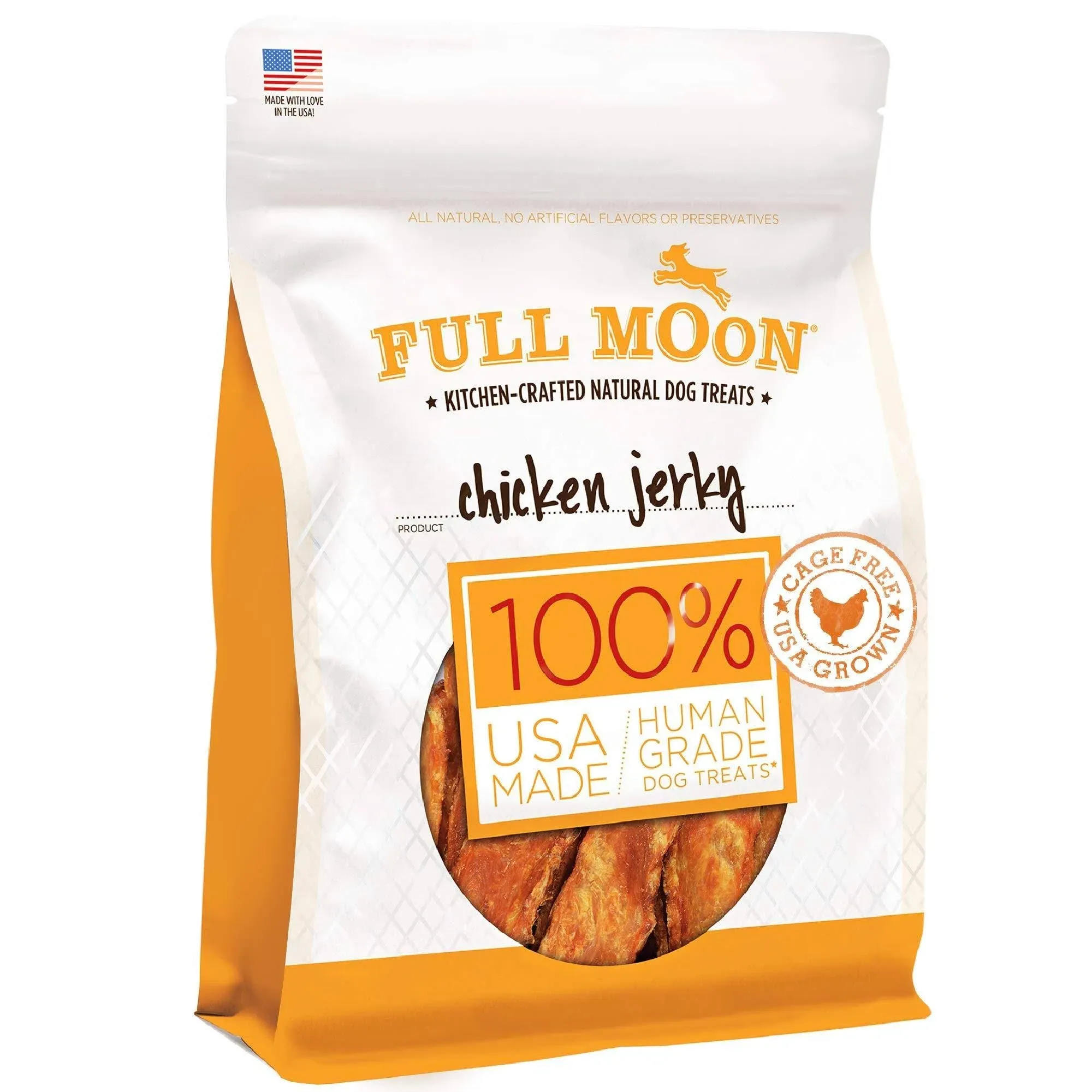 Full Moon Chicken Jerky Healthy All Natural Dog Treats Human Grade