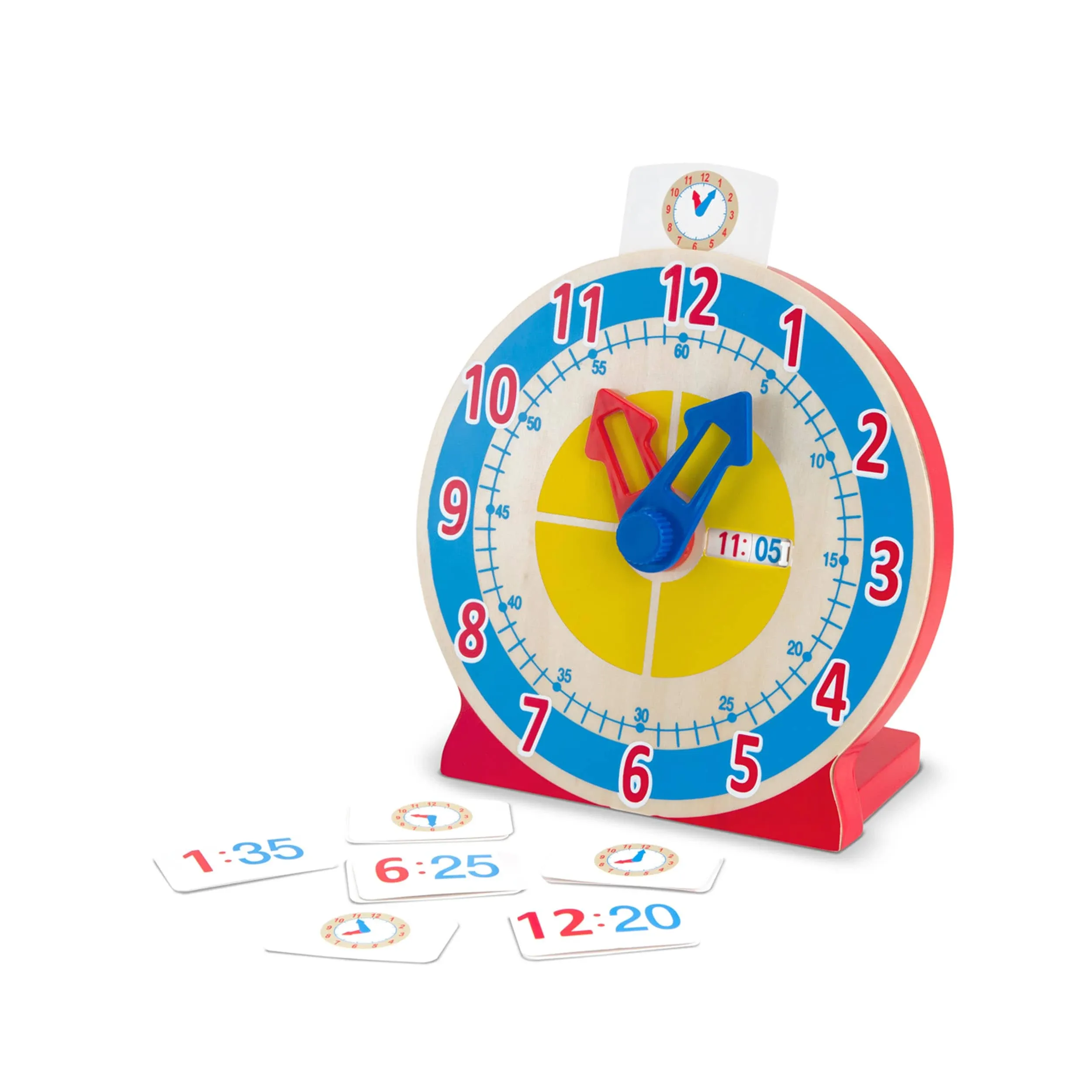 Melissa & Doug Learn to Tell Time Clock for Kids