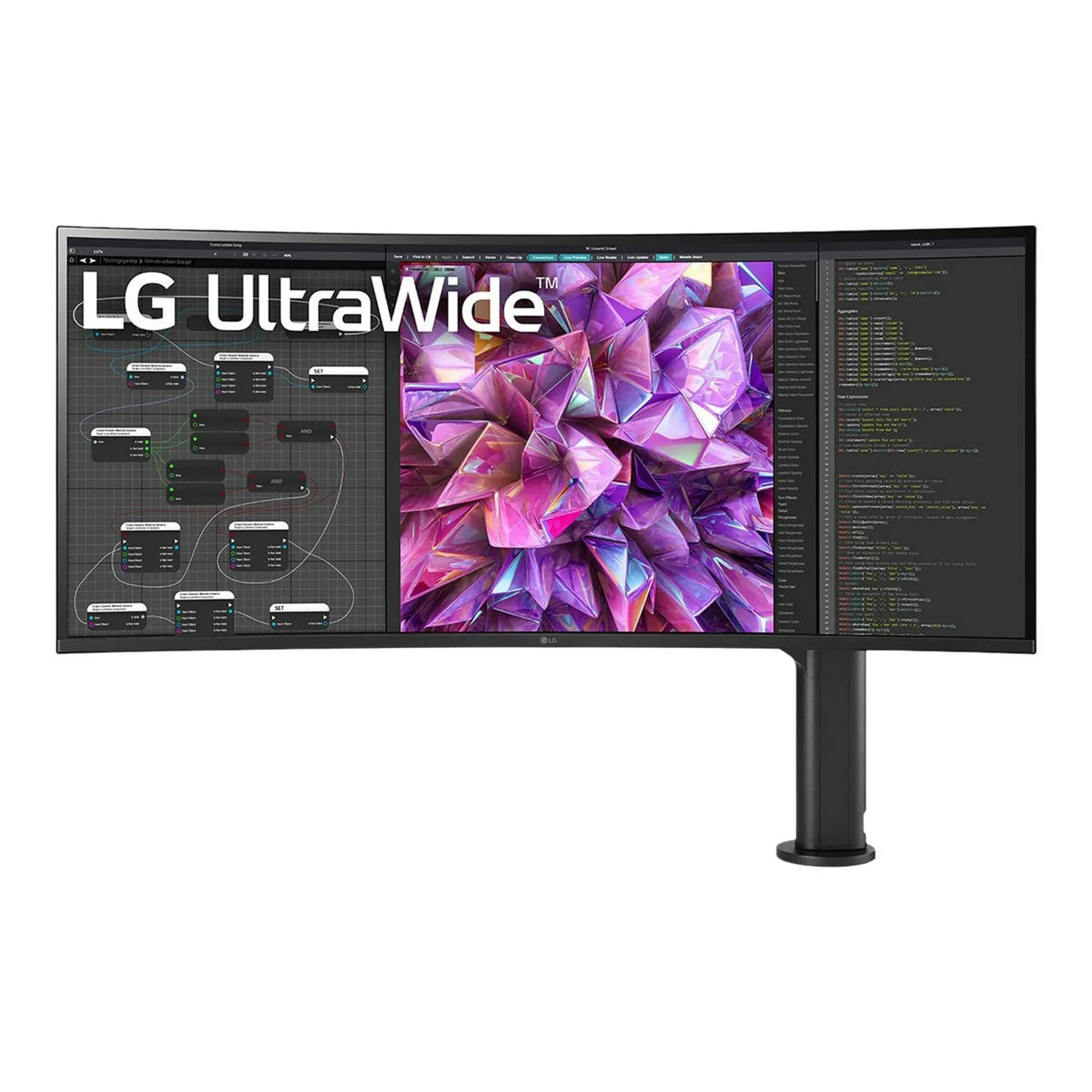 Lg 38BQ88C-W 38  Monitor, Curved, 3840x1600, 21:9, Ips, Usb Type-c, Hd