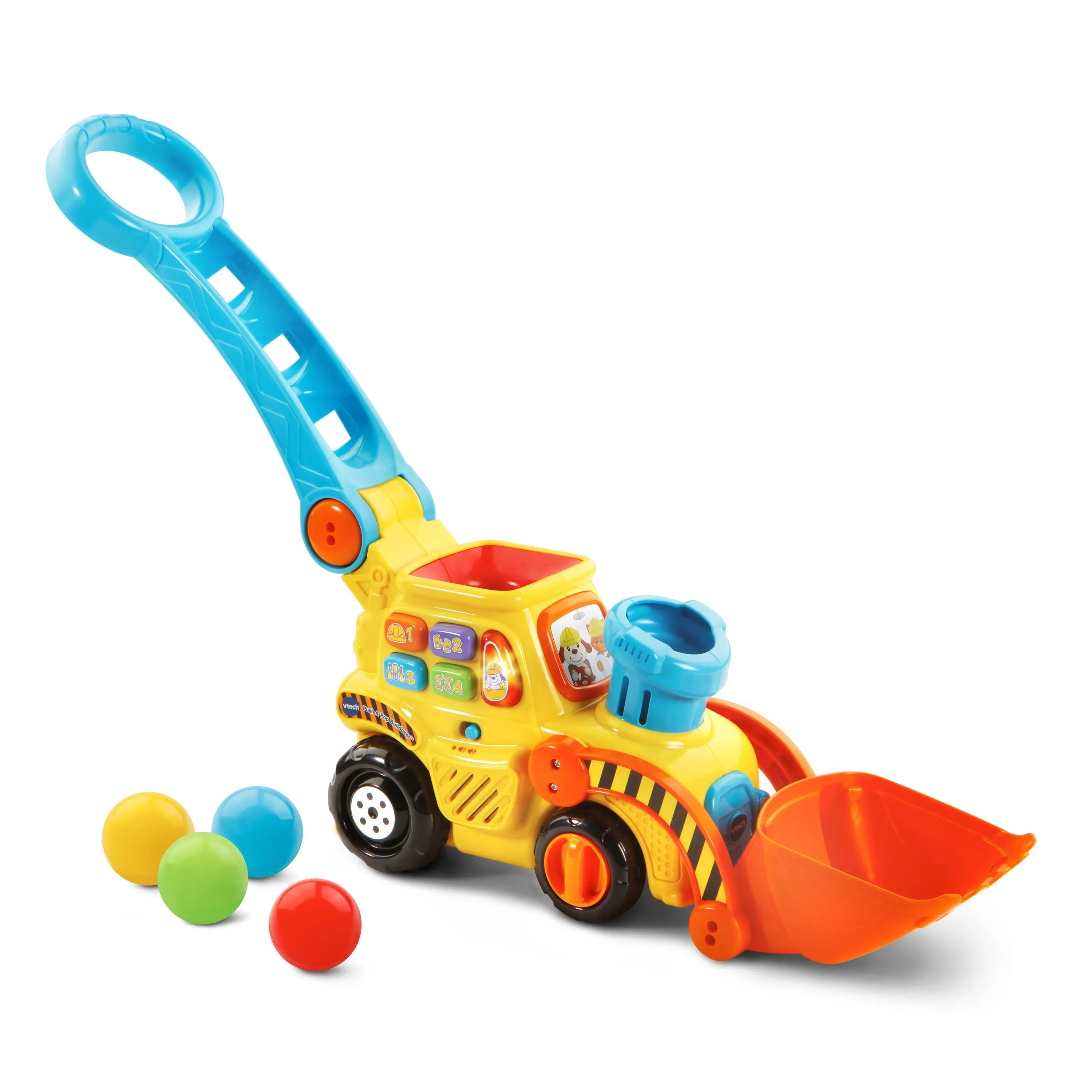 VTech Op-A-Balls Push & Pop Bulldozer