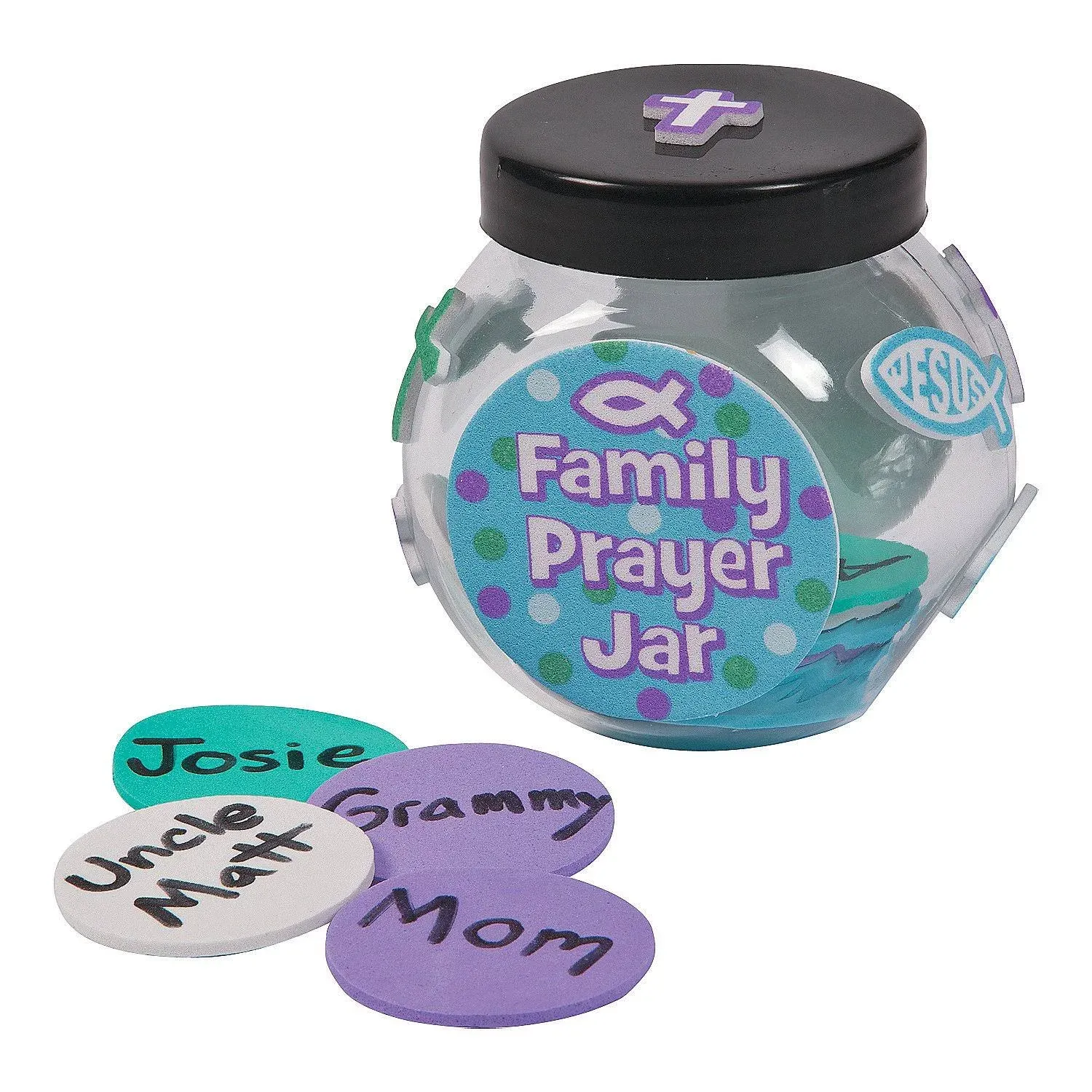 Family Prayer Jar Craft Kit - Makes 12