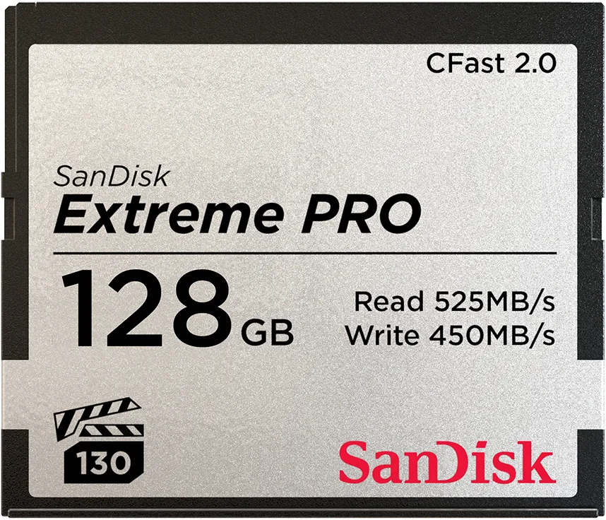 SanDisk 128GB Extreme PRO CFast 2.0 Memory Card