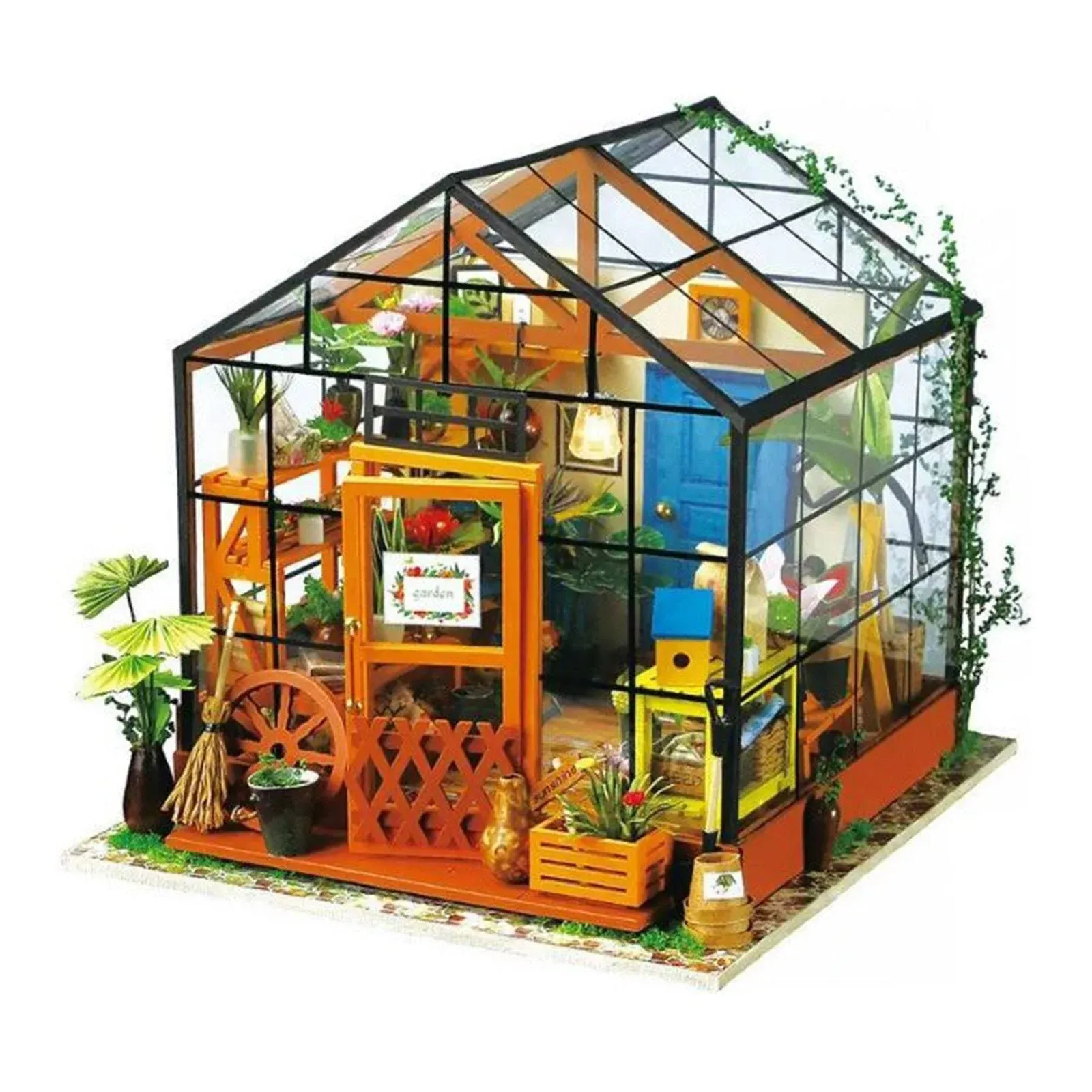 Cathy's Flower House DIY Miniature Dollhouse Kit