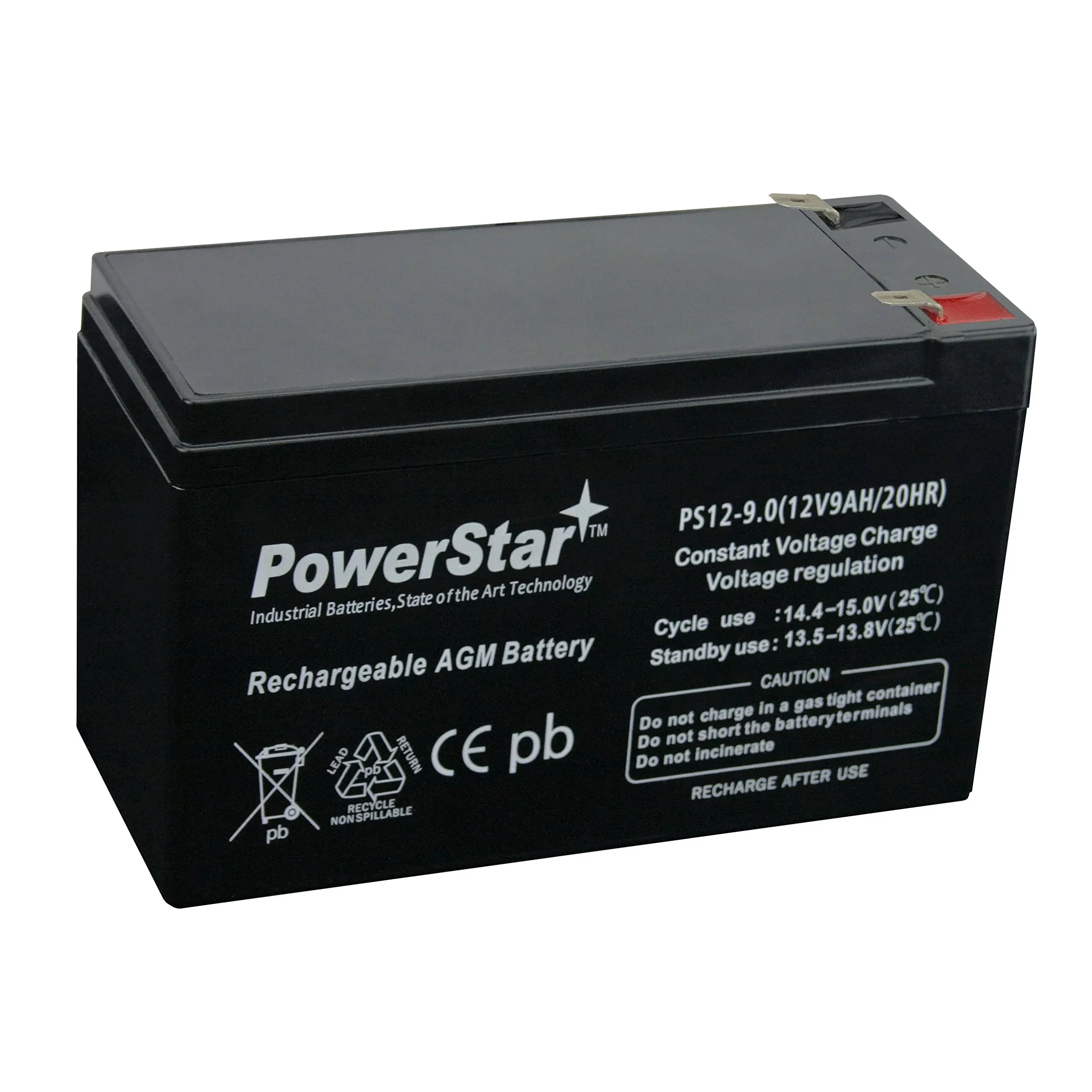 PowerStar Battery SLA9-12-12 VOLT 9Ah BATTERY 3 Year Warranty