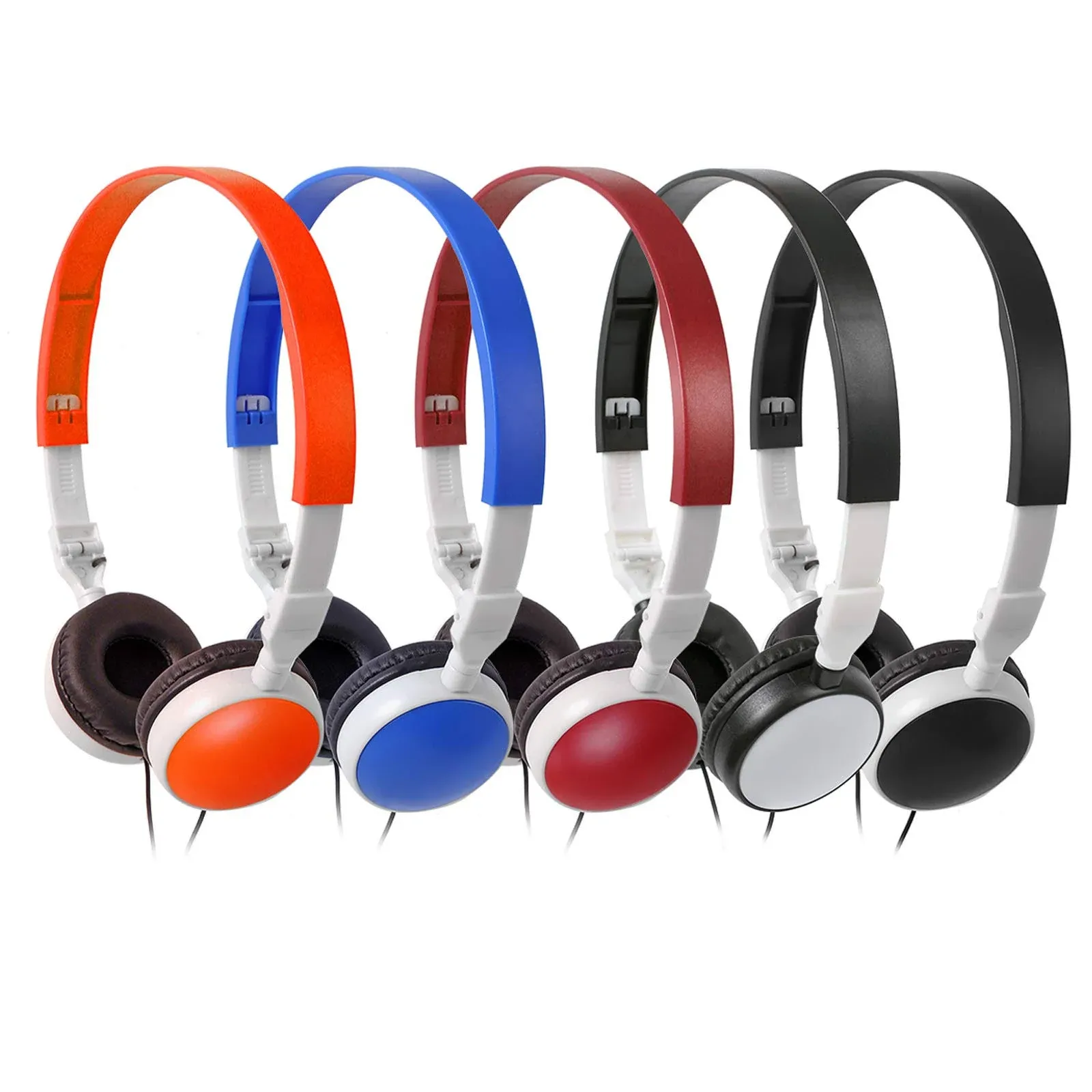 Keewonda Bulk Headphones Classroom Kids Headsets 10 Pack Students School Multi ...