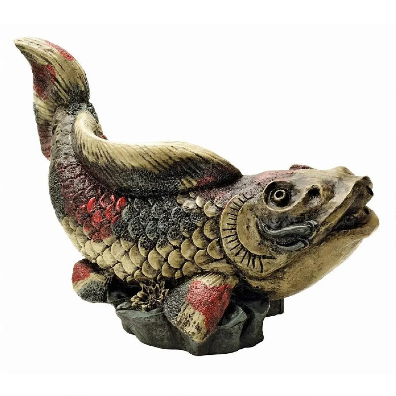 Design Toscano Showa Asian Koi Spitter Piped Statue EU1046