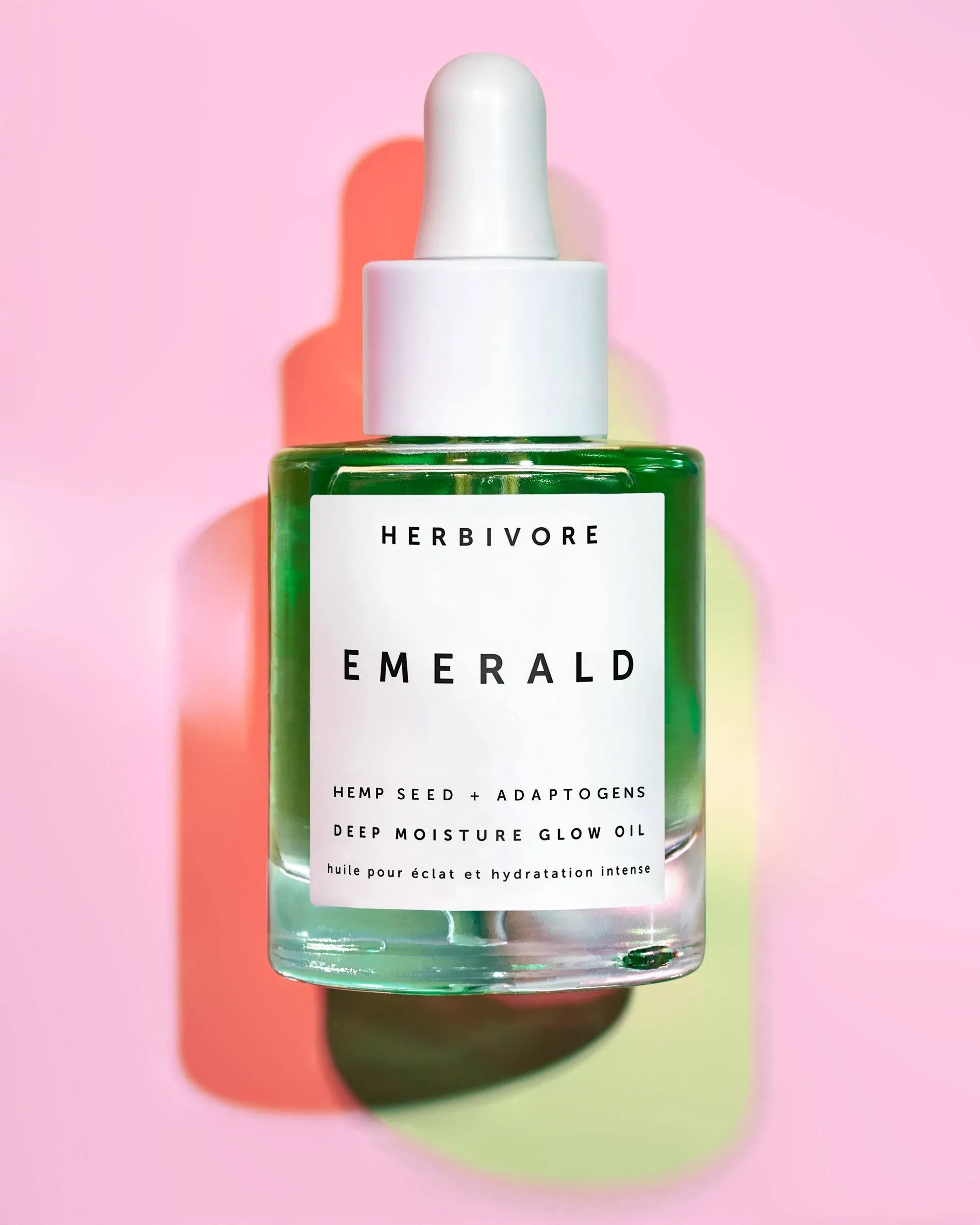 HERBIVORE Emerald Deep Moisture Glow Oil for Face – Hydrating Facial Oil, Calming & Moisturizing, Plant-based, Vegan, Cruelty-free, 30mL / 1 oz