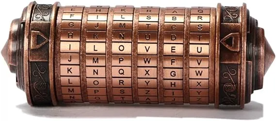 Cryptex Da Vinci Code Mini Cryptex Lock Puzzle Boxes Hidden Compartments Gift