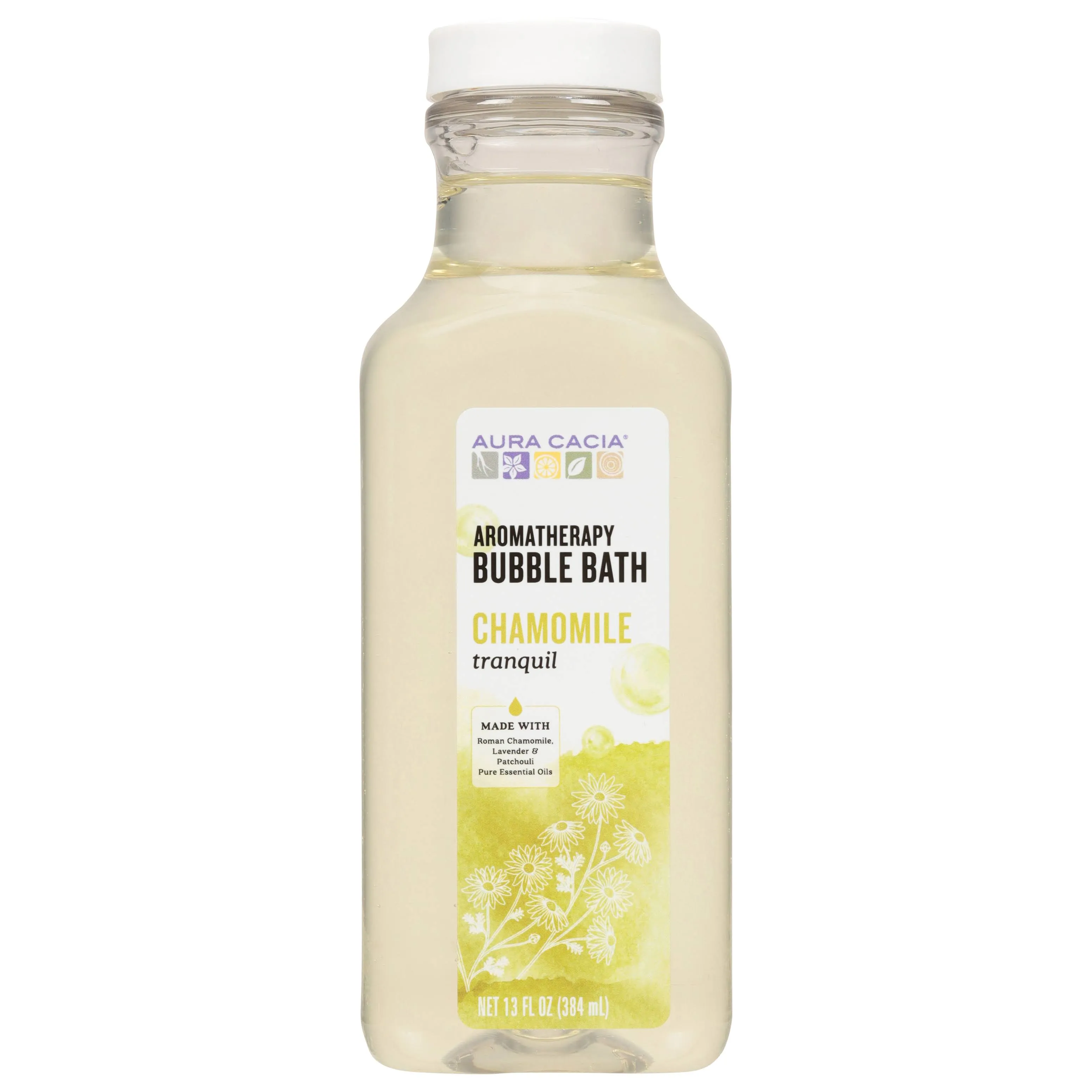 Aura Cacia Aromatherapy Bubble Bath Tranquil Chamomile 13 fl oz (384 mL) Sealed