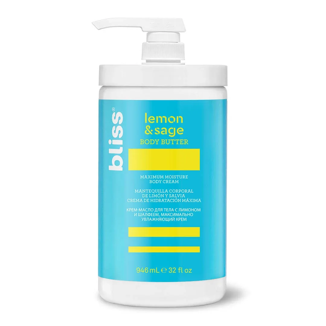 Bliss Lemon & Sage Body Butter Maximum Moisture Cream