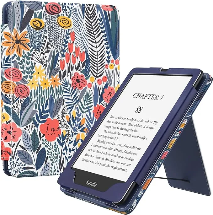 MoKo Case for 6.8" Kindle Paperwhite(11th Generation-2021) and Kindle Paperwhite Signature Edition, Slim PU Shell Cover Case with Auto-Wake/Sleep