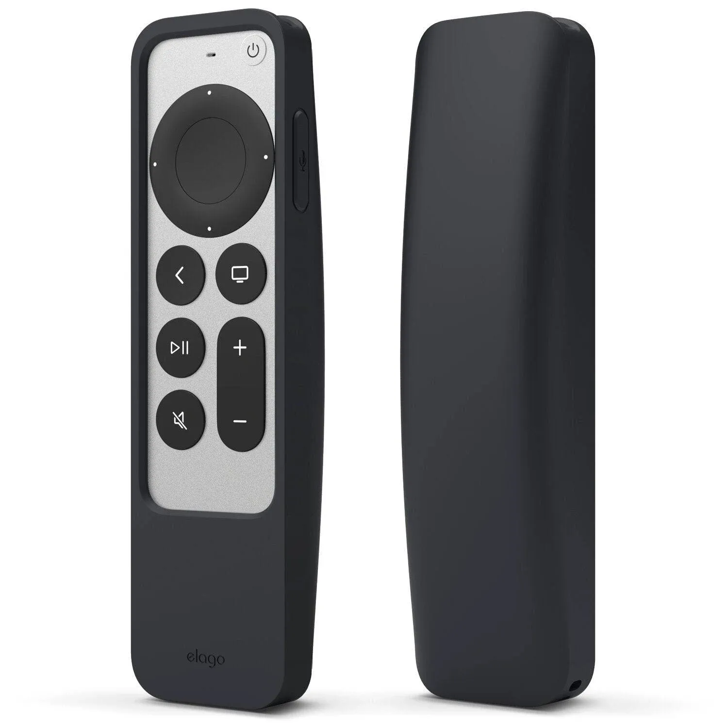 elago R5 Locator Case Compatible with 2022 Apple TV 4K Siri Remote 3rd Gen, Compatible with 2021 Apple TV Siri Remote 2nd Gen and Compatible with Apple AirTag - Full Access to All Functions [Black]