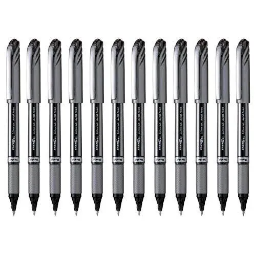 Pen, Energel Nv, Med, Black, PK12